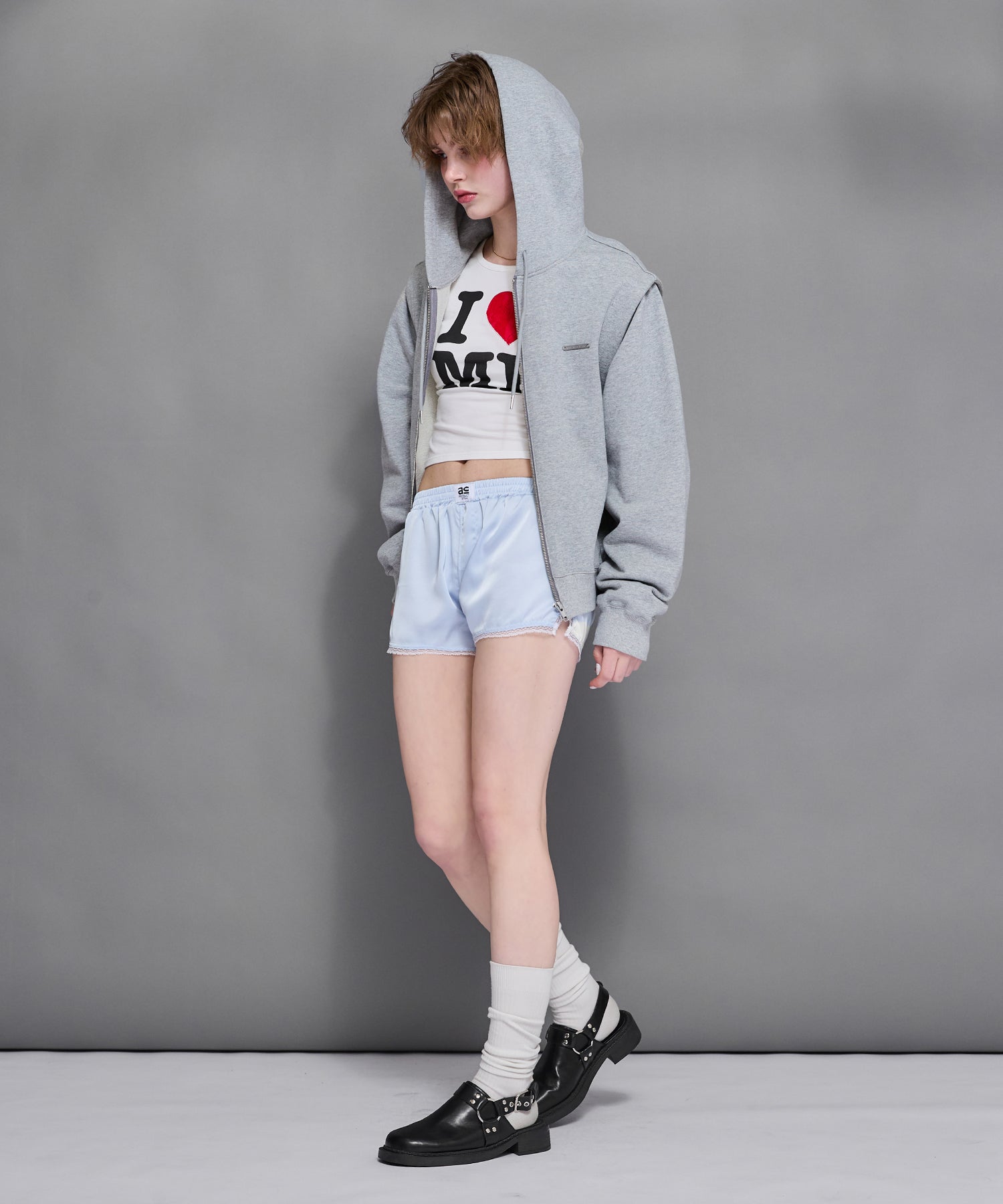 MODEL:170cm/COLOR:BLACK/SIZE:L