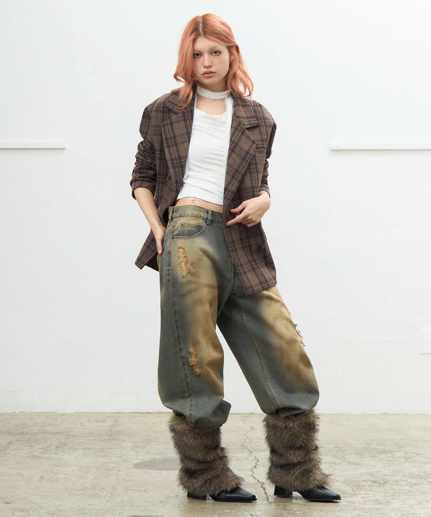 MODEL:170cm/COLOR:BEIGE/SIZE:M