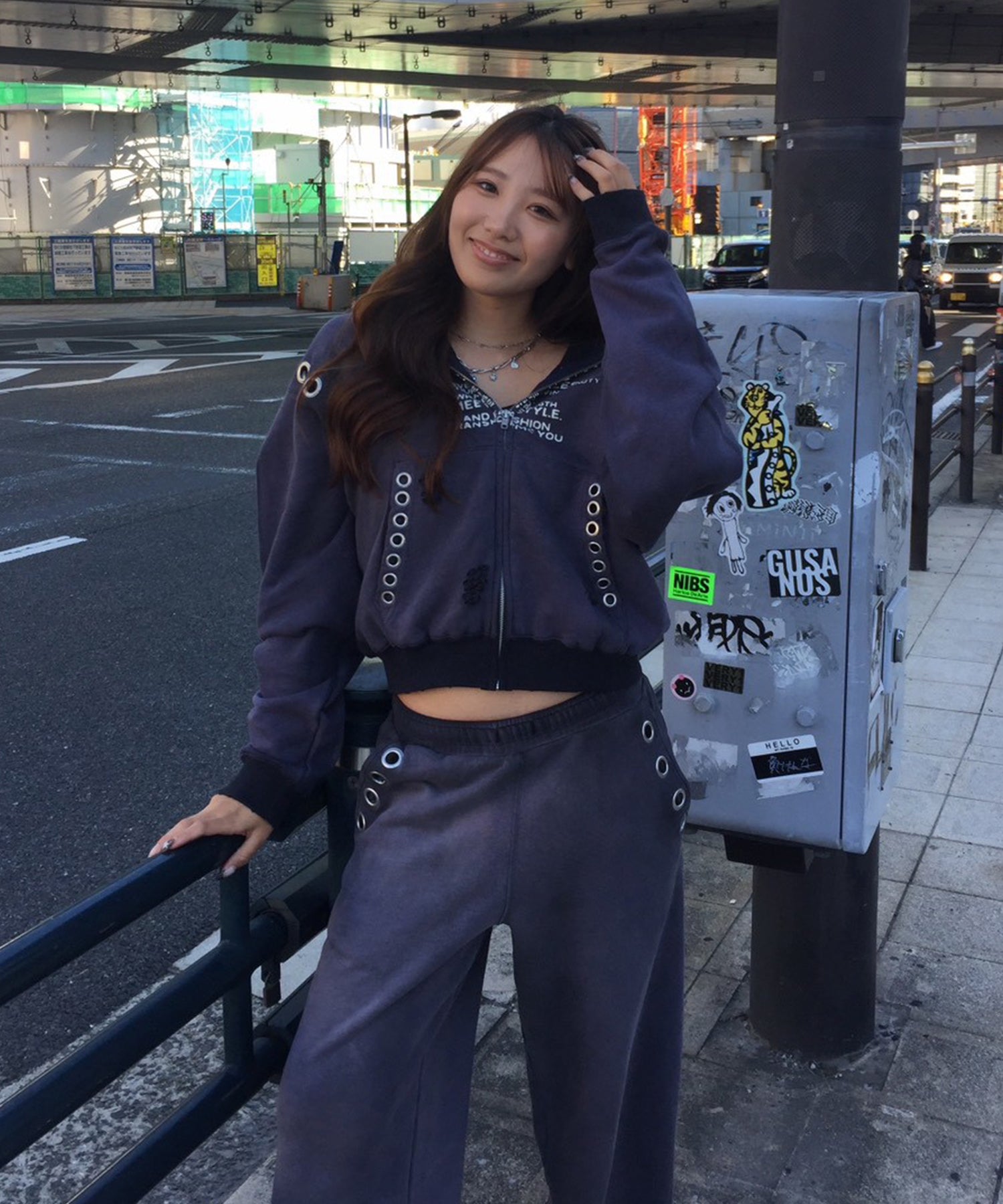 STAFF:162cm/COLOR:NAVY/SIZE:S