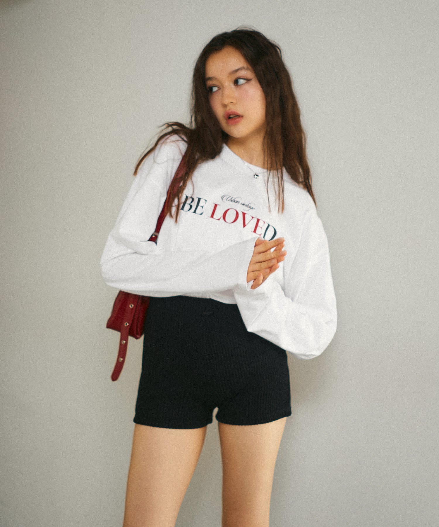 MODEL:172cm/COLOR:BLACK/SIZE:F