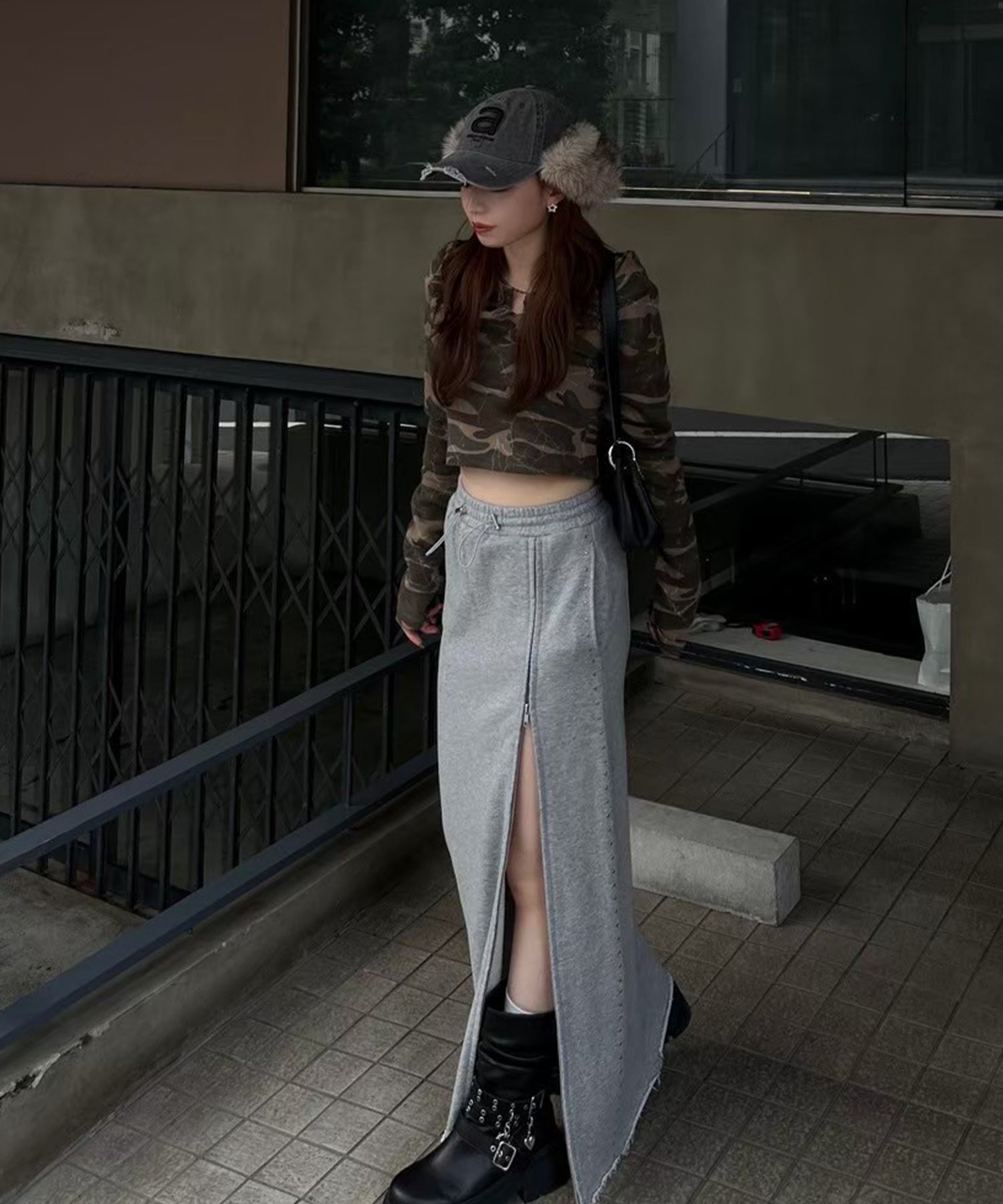 STAFF:153cm/COLOR:GRAY/SIZE:S