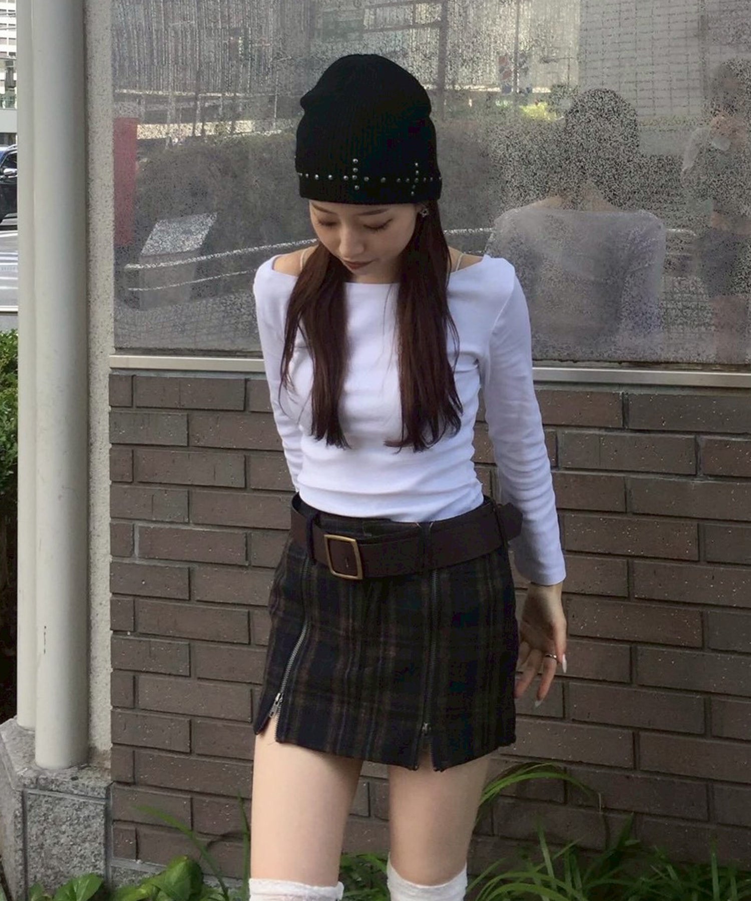 STAFF:153cm/COLOR:NAVY/SIZE:S