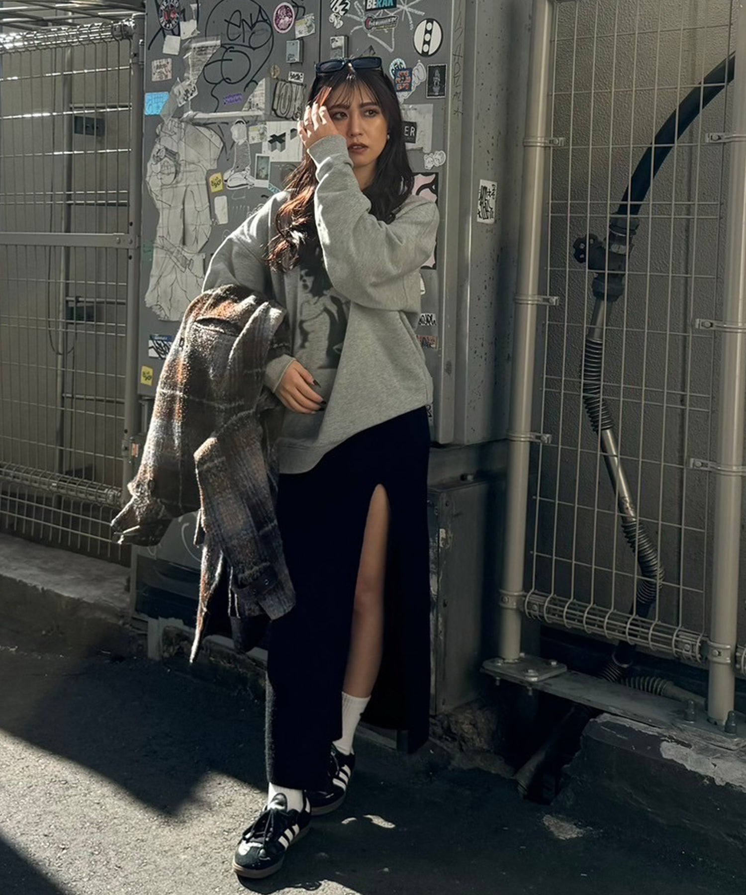 STAFF:161cm/COLOR:BLACK/SIZE:F