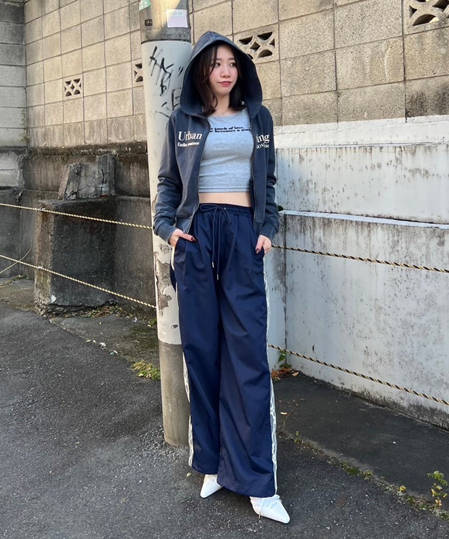 STAFF:162cm/COLOR:NAVY/SIZE:F
