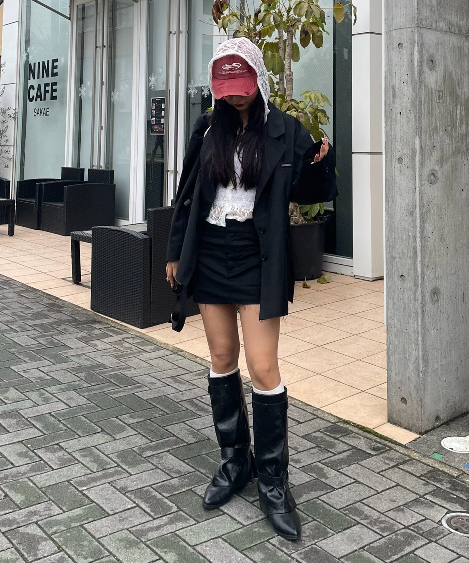 STAFF:155cm/COLOR:BLACK/SIZE:F