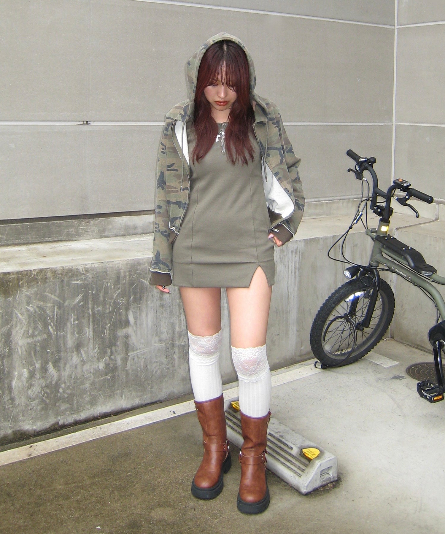 STAFF:158cm/COLOR:KHAKI/SIZE:F