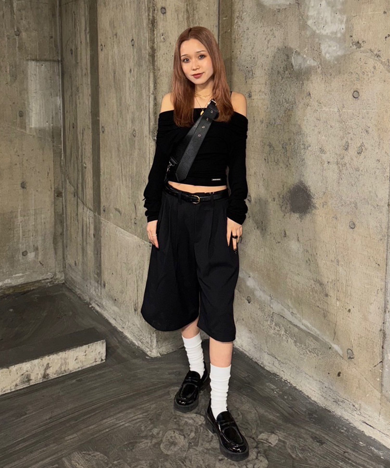 STAFF:155cm/COLOR:BLACK/SIZE:F