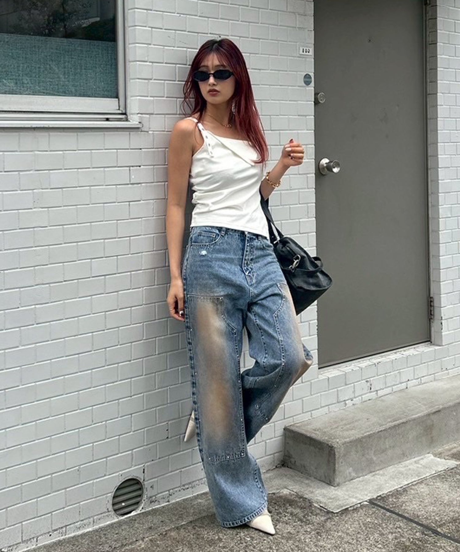 STAFF:163cm/COLOR:WHITE/SIZE:F