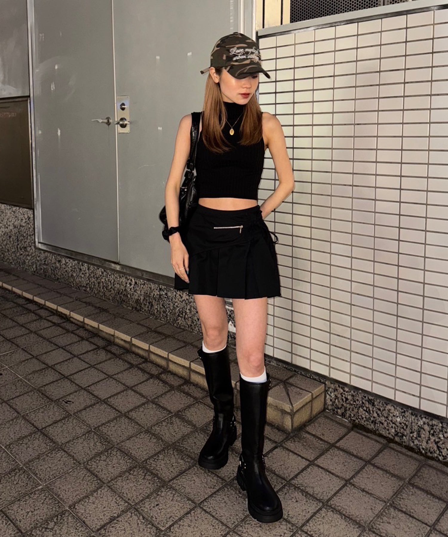 STAFF:155cm/COLOR:BLACK/SIZE:M