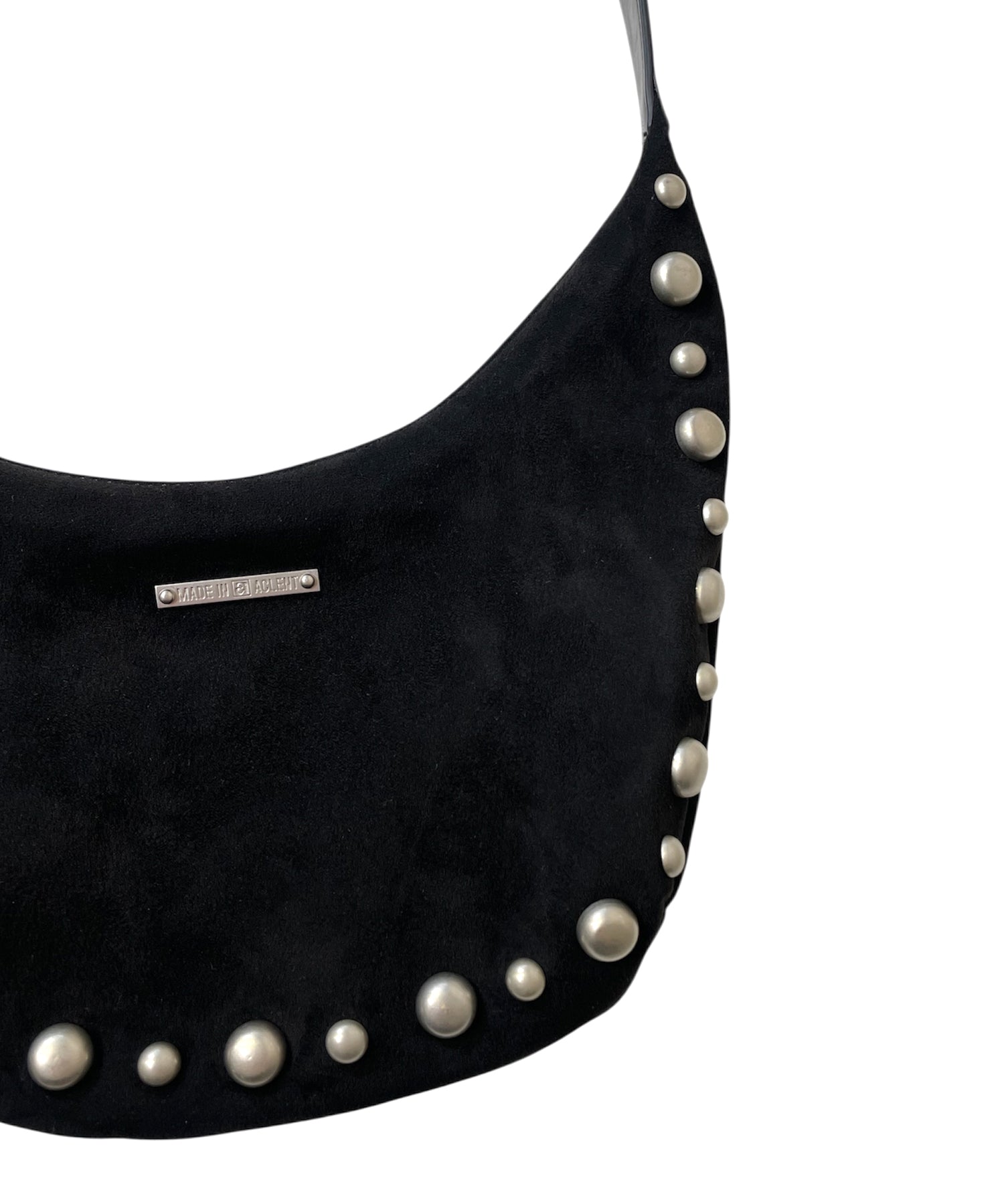 スエードショルダーバッグ