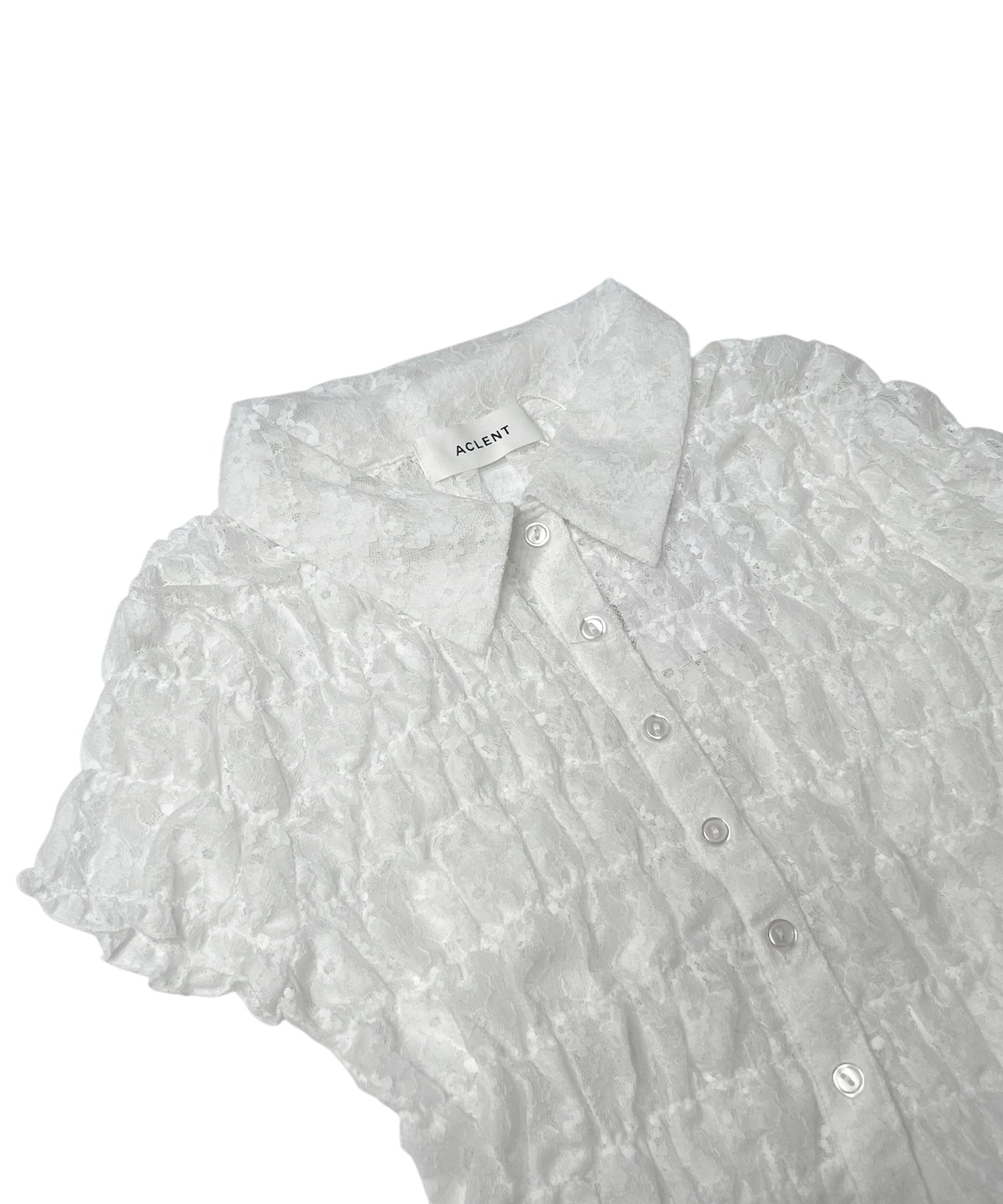 レースシャーリングコンパクトシャツ