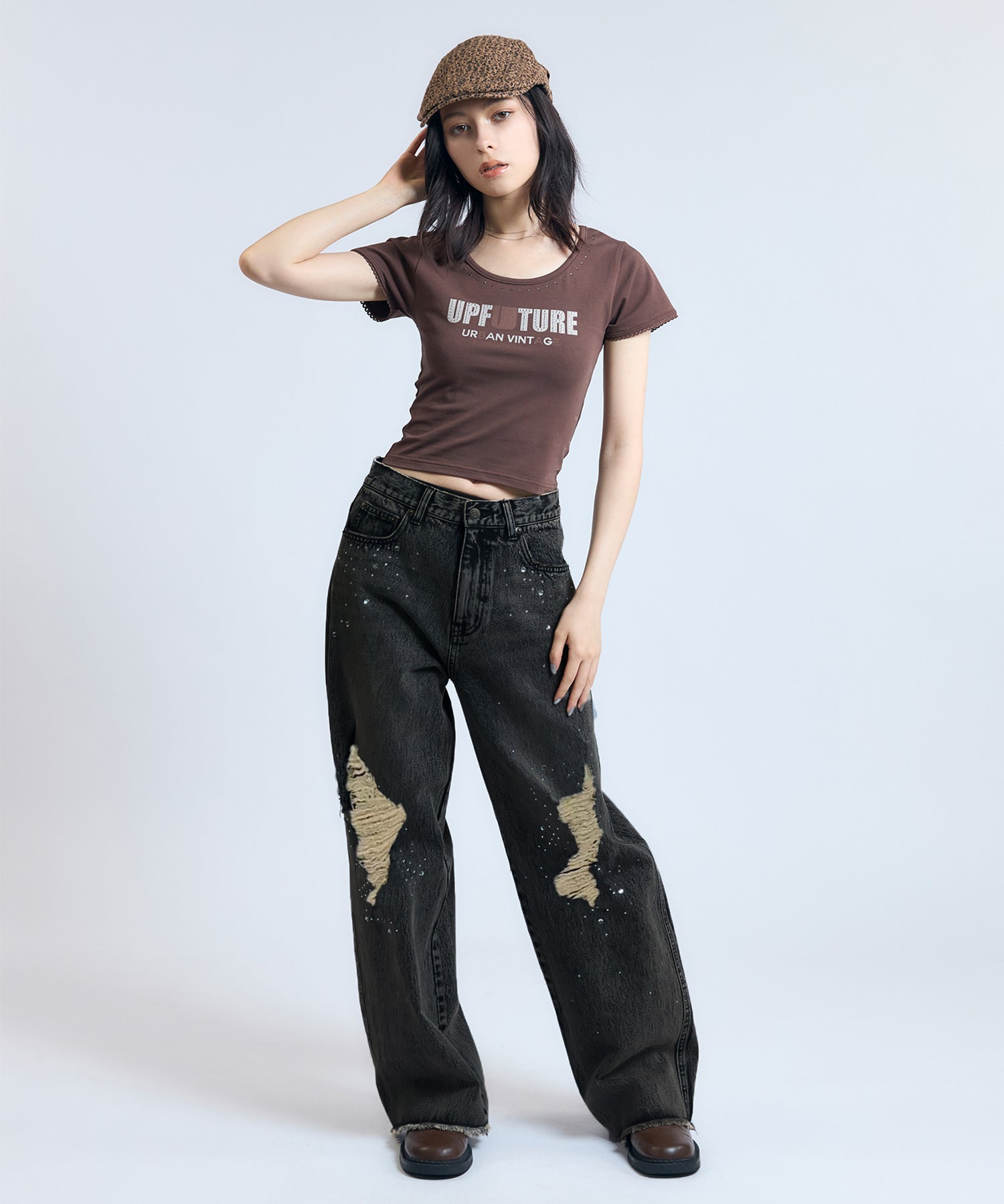 MODEL:163cm/COLOR:BLACK/SIZE:M