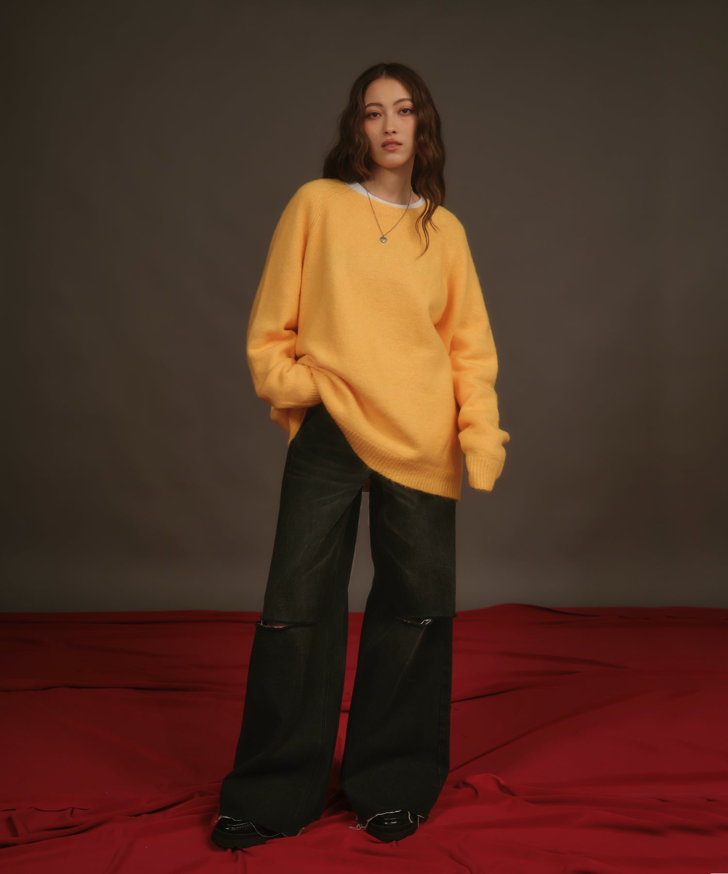 MODEL:163cm/COLOR:YELLOW/SIZE:F