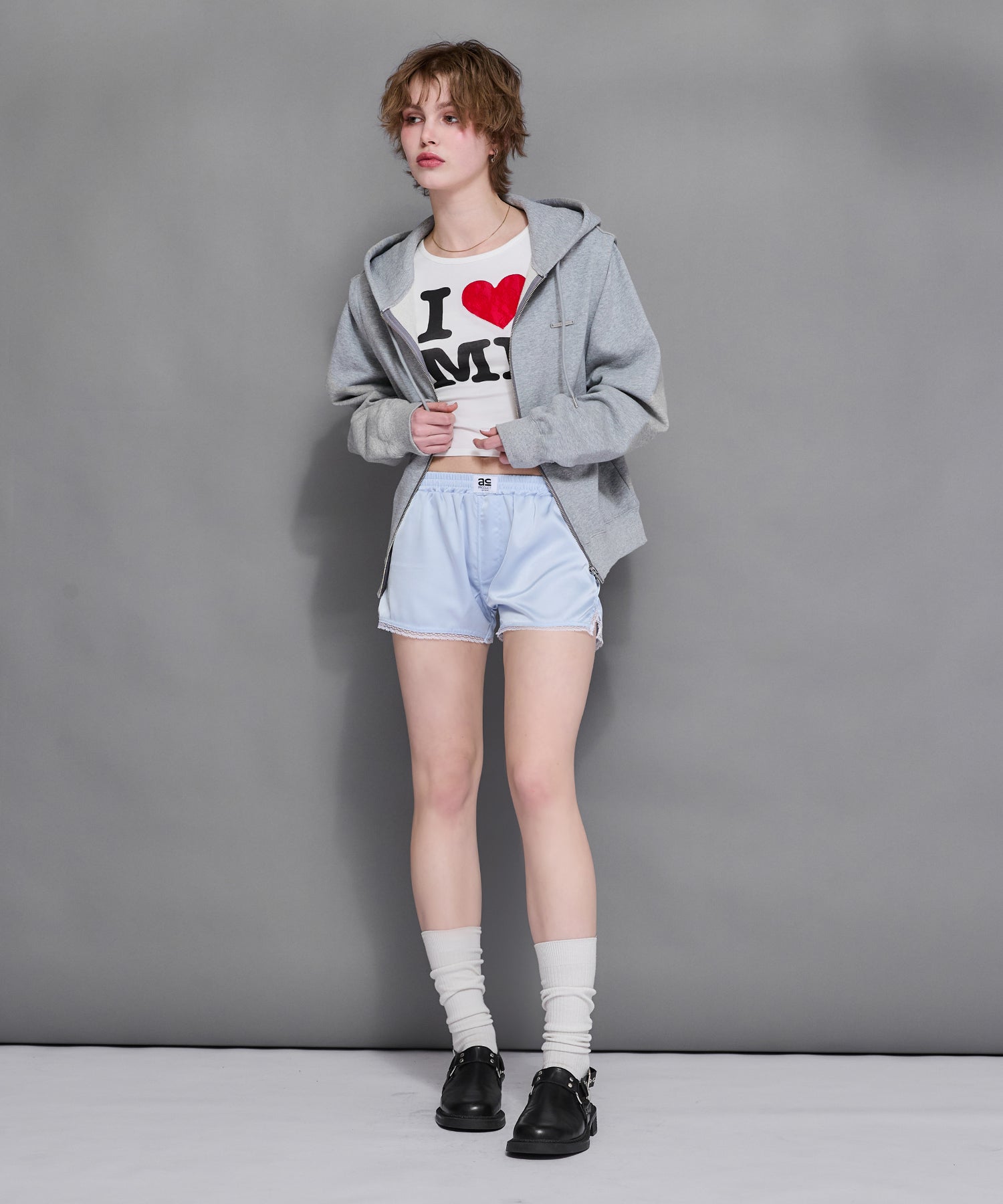 MODEL:170cm/COLOR:BLACK/SIZE:L