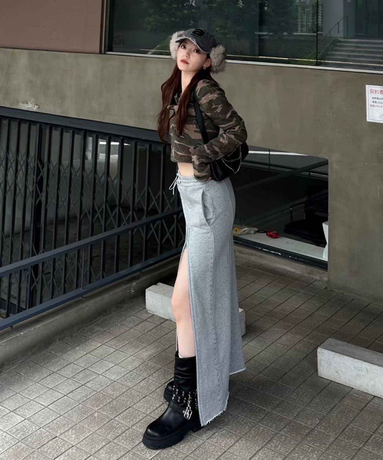 STAFF:153cm/COLOR:GRAY/SIZE:S