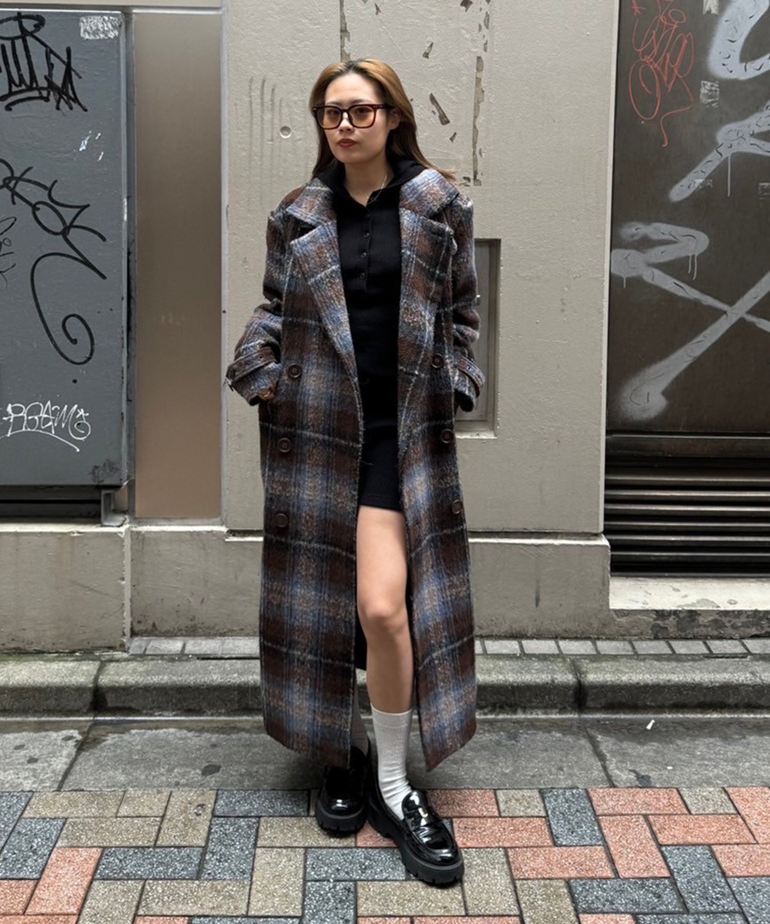 STAFF:160cm/COLOR:BROWN/SIZE:F