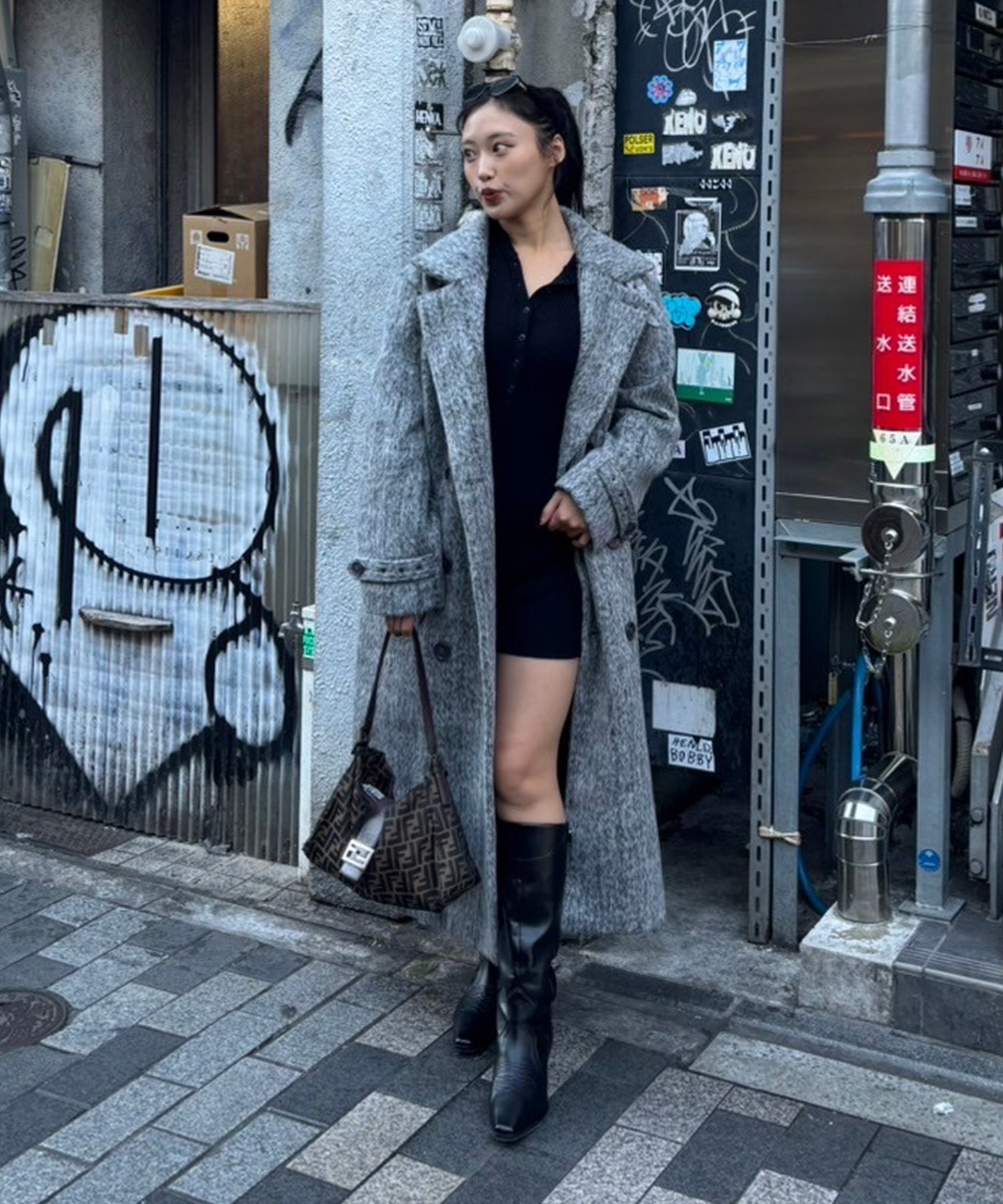 STAFF:163cm/COLOR:GRAY/SIZE:F