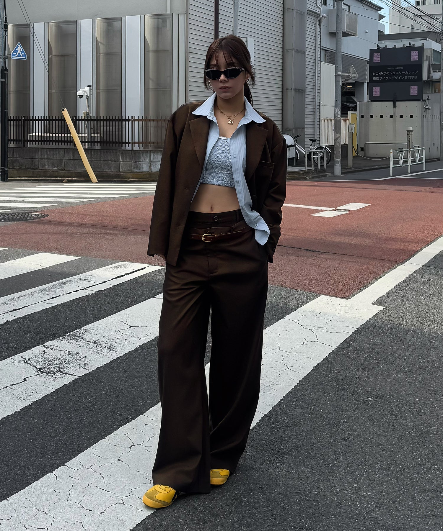 DIRECTOR:161cm/COLOR:BROWN/SIZE:F