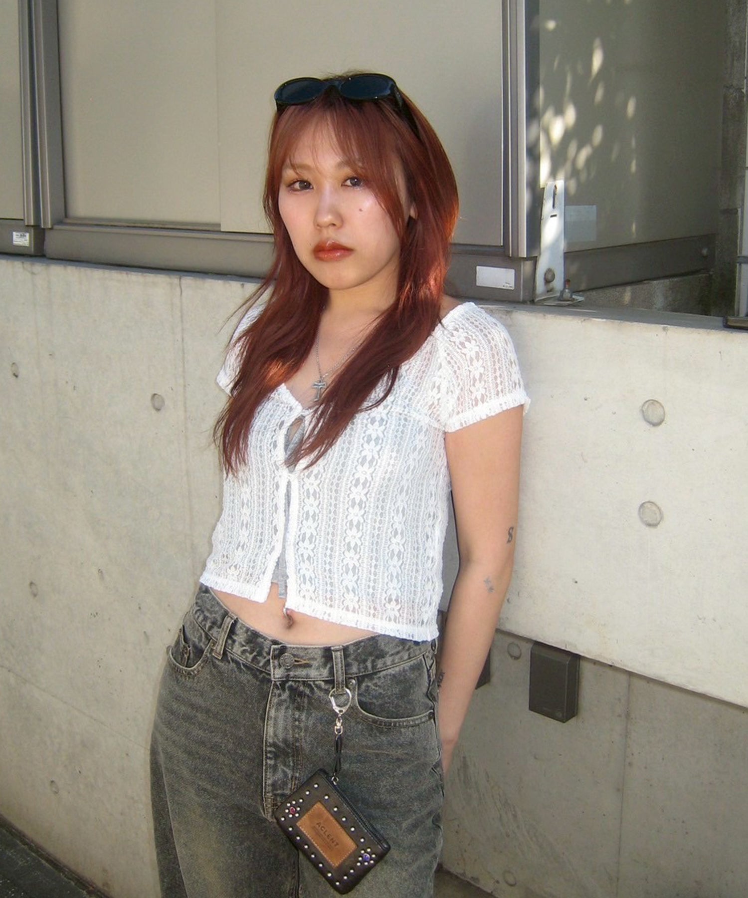 STAFF:158cm/COLOR:WHITE/SIZE:F