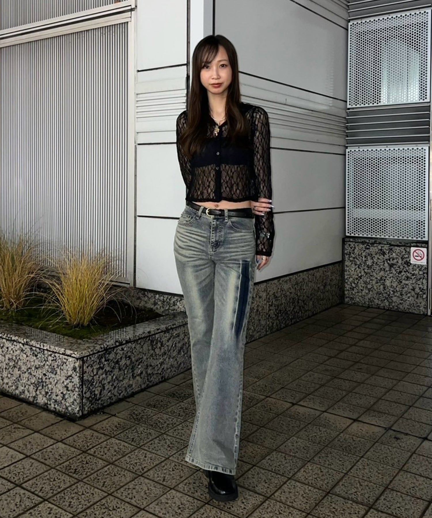 STAFF:166cm/COLOR:LIGHT BLUE