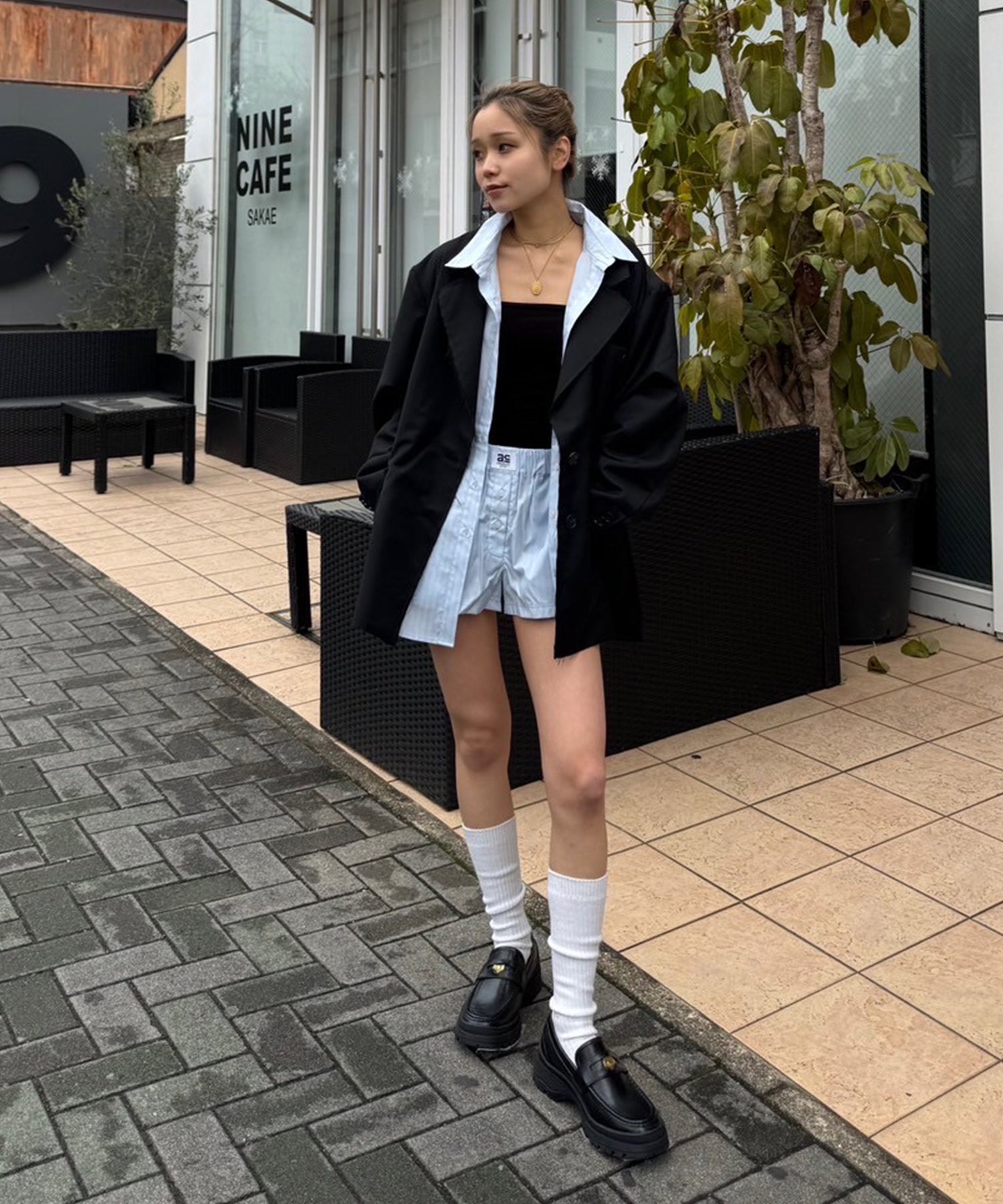 STAFF:155cm/COLOR:BLACK/SIZE:F