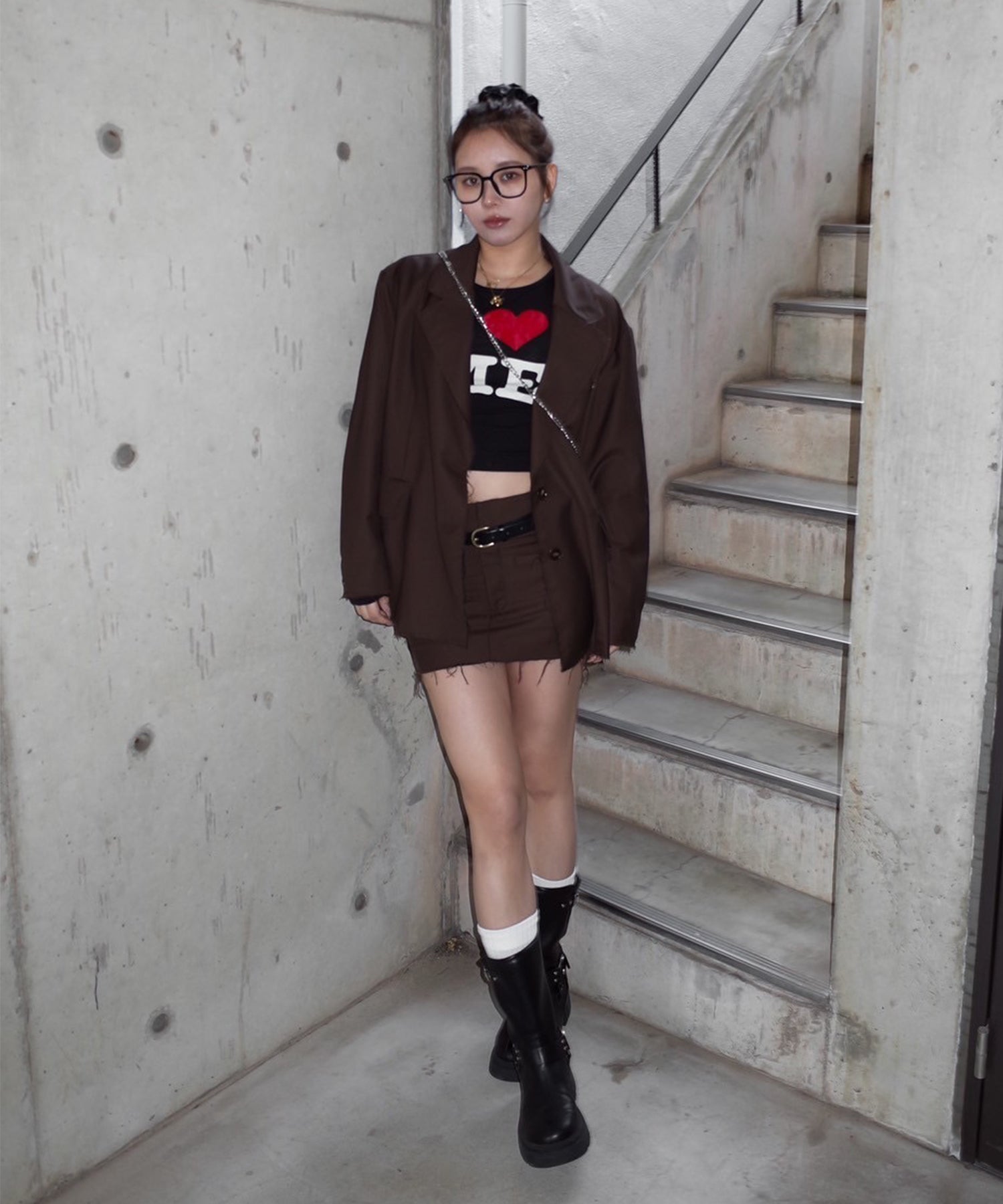 DIRECTOR:161cm/COLOR:BROWN/SIZE:F