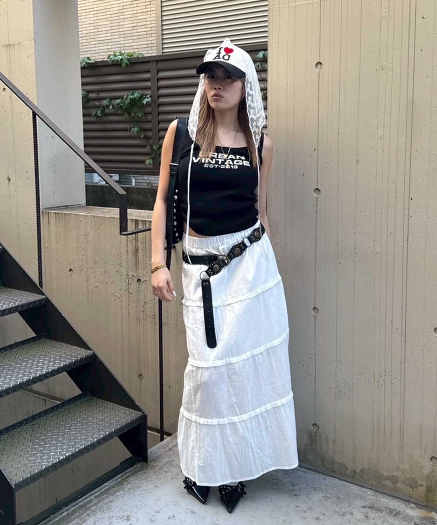 STAFF:160cm/COLOR:WHITE/SIZE:F