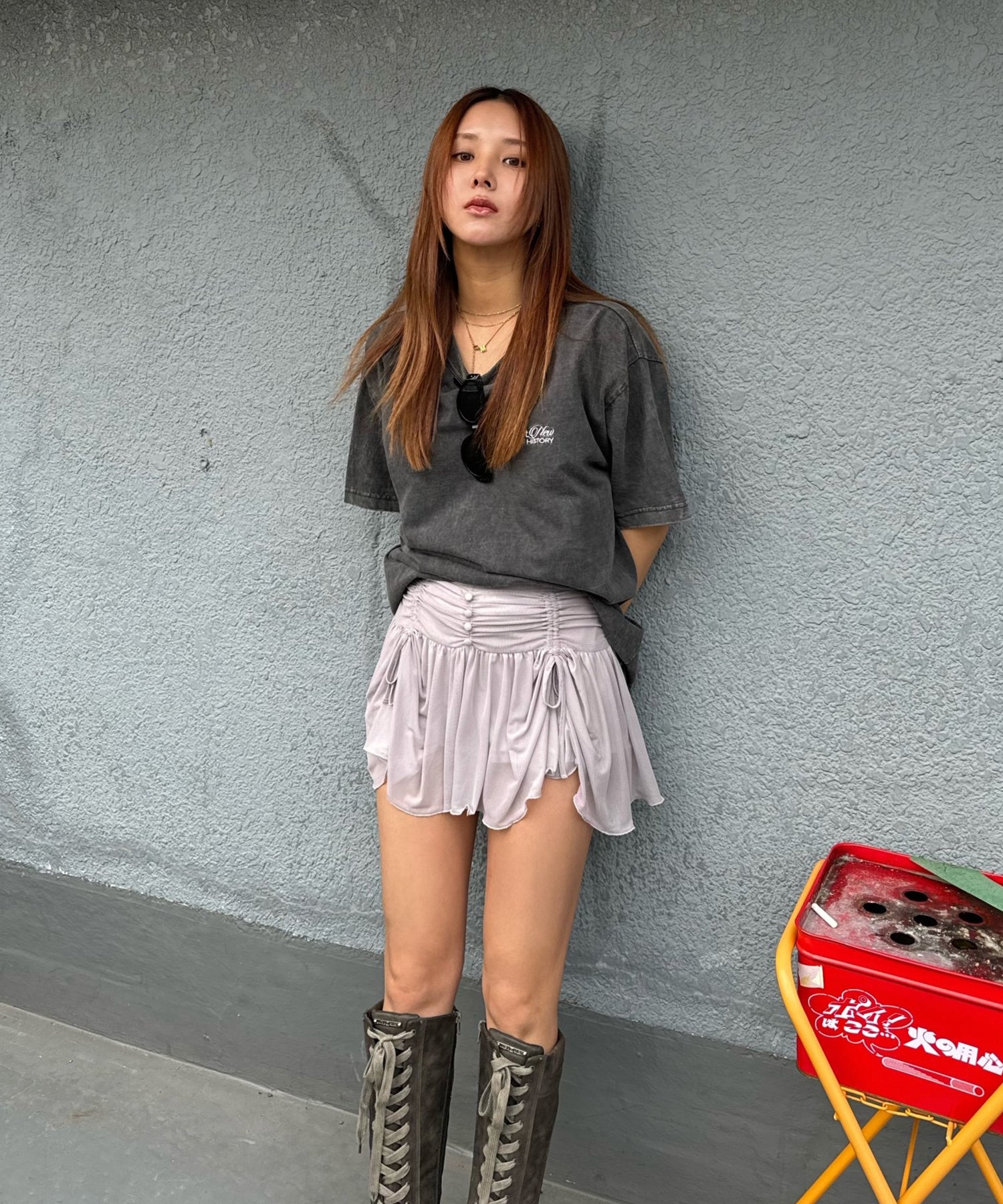 DIRECTOR:161cm/COLOR:GRAY/SIZE:F
