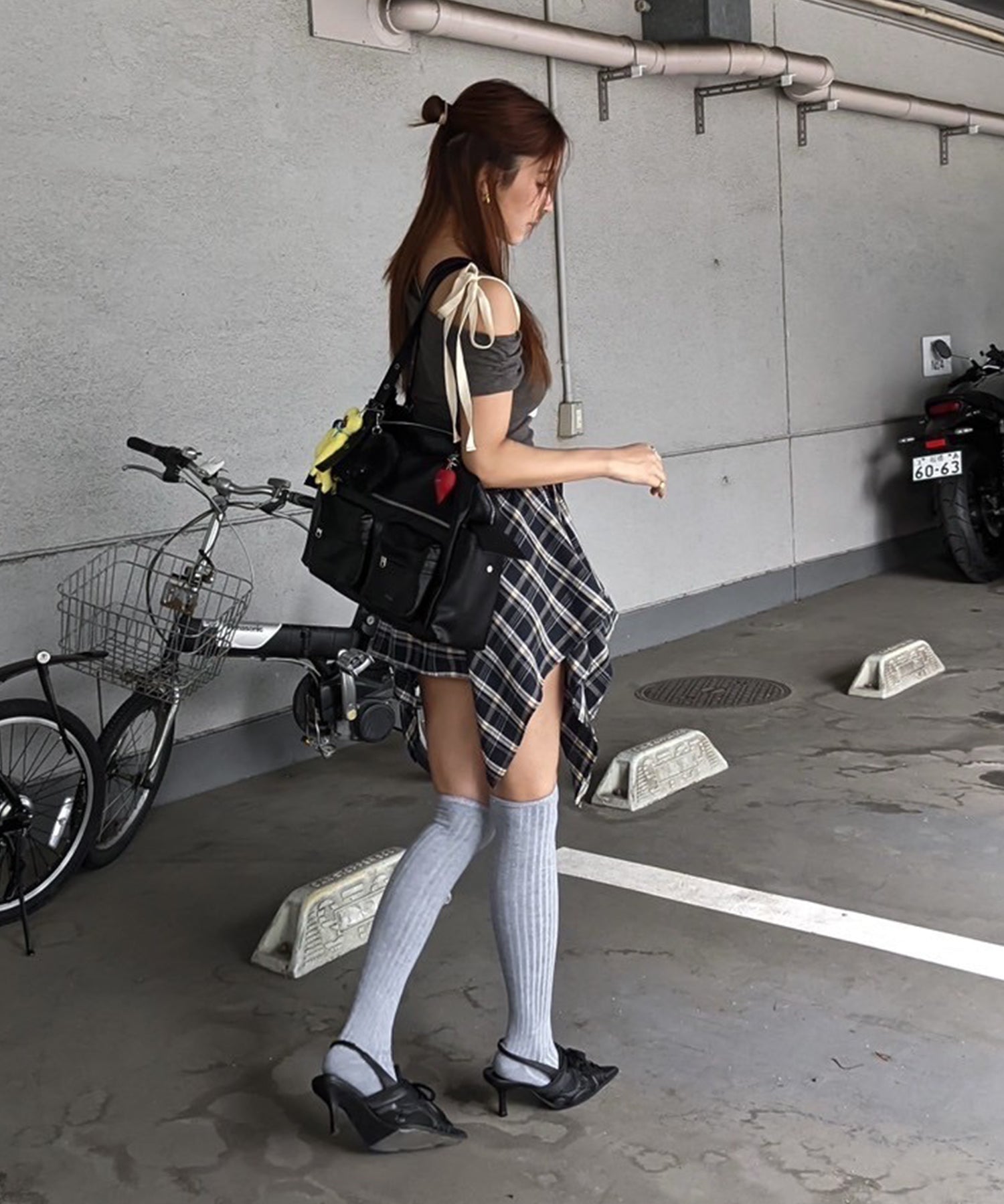 STAFF:161cm/COLOR:GRAY/SIZE:F