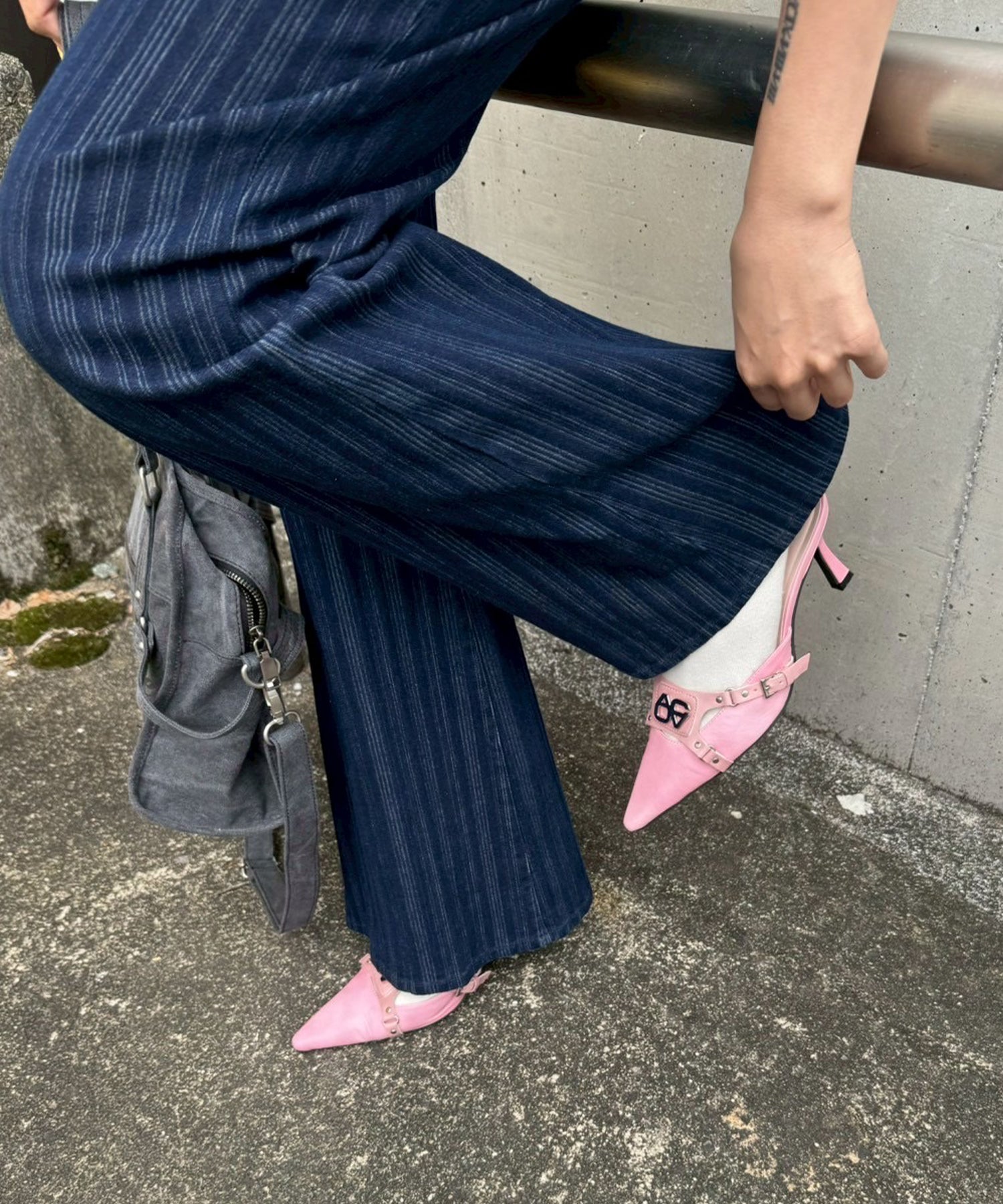 STAFF:158cm/COLOR:PINK/SIZE:L