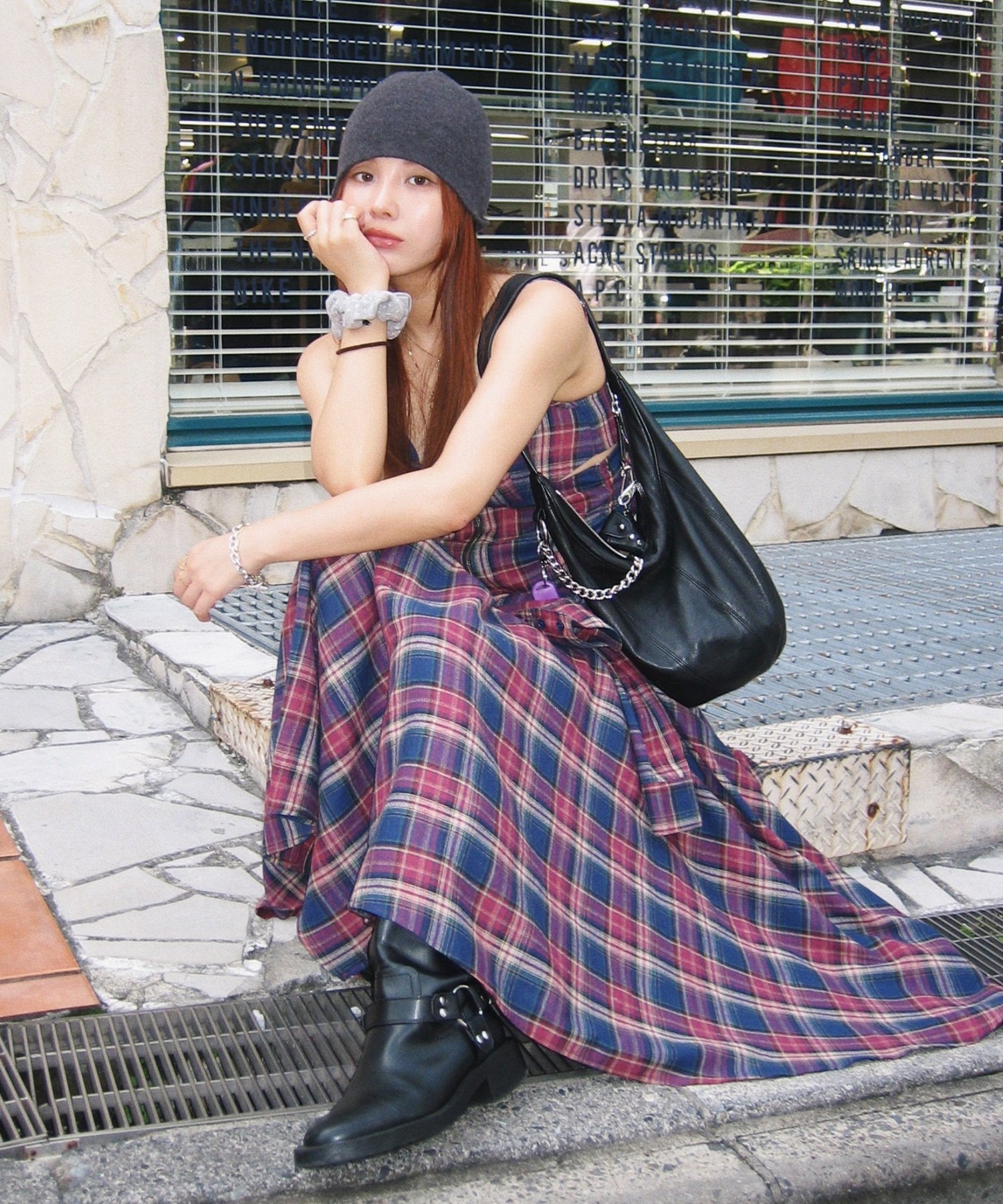 STAFF:161cm/COLOR:RED/SIZE:F