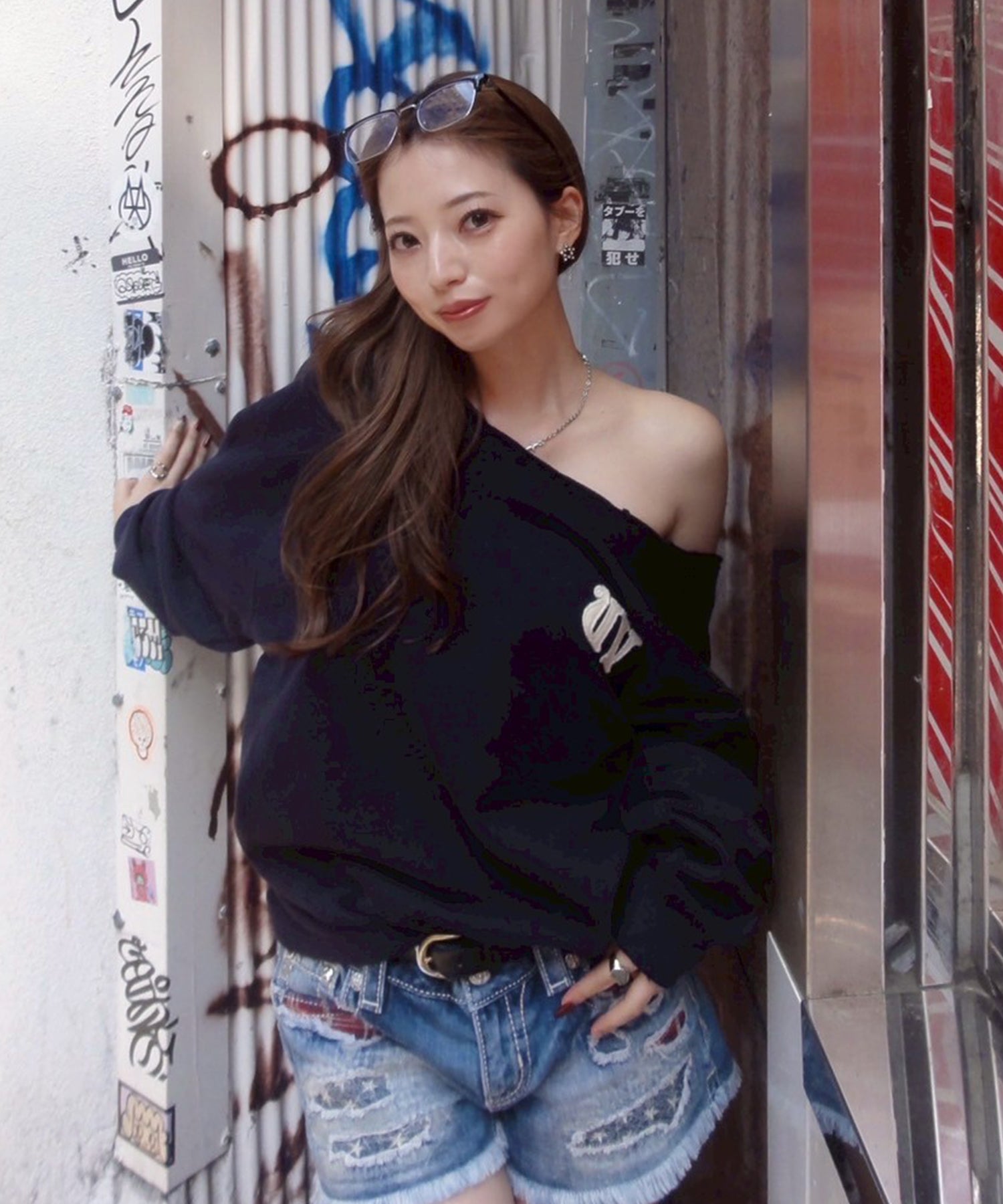 STAFF:153cm/COLOR:NAVY/SIZE:F