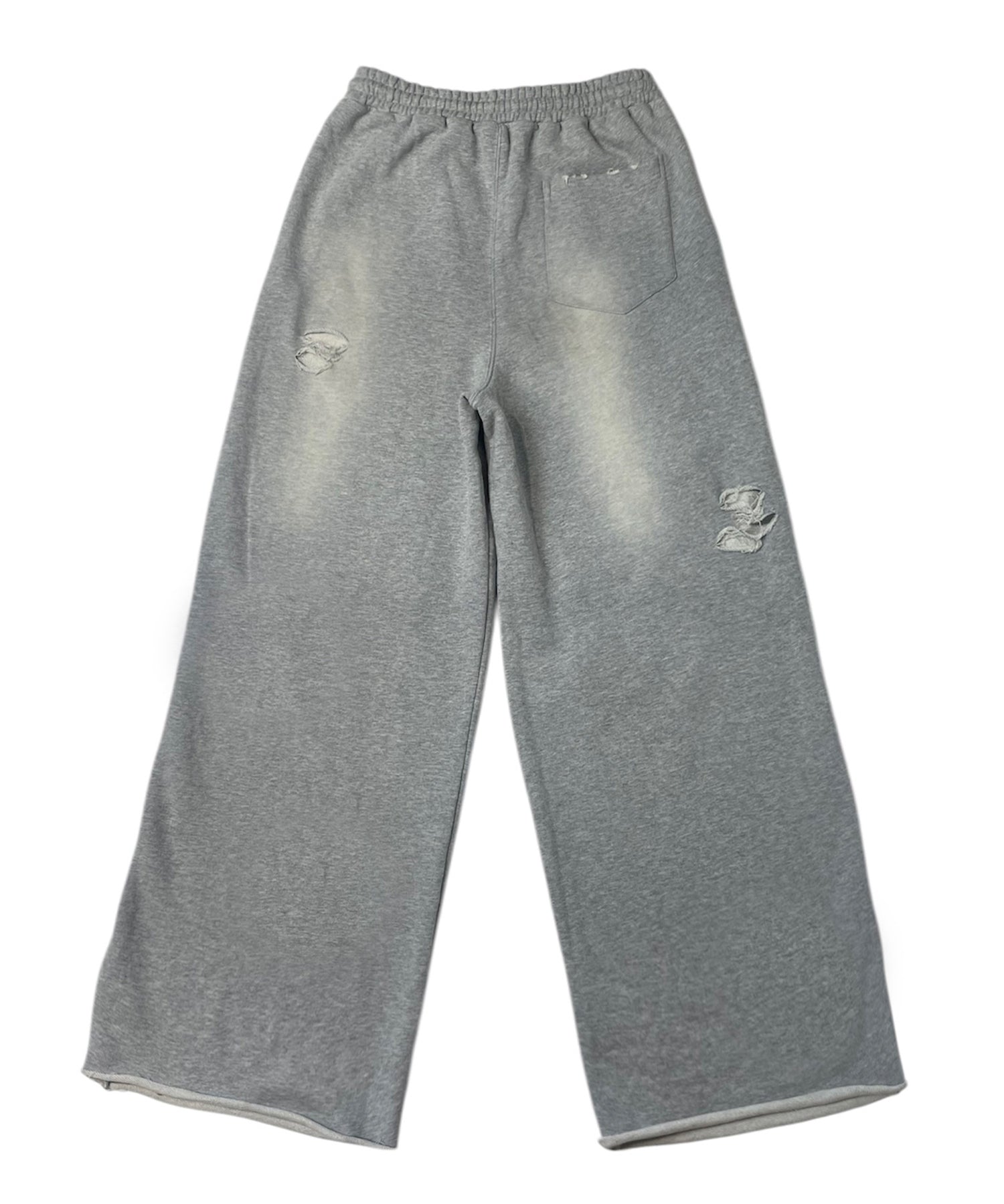 J/Wダメージスウェットワイドパンツ