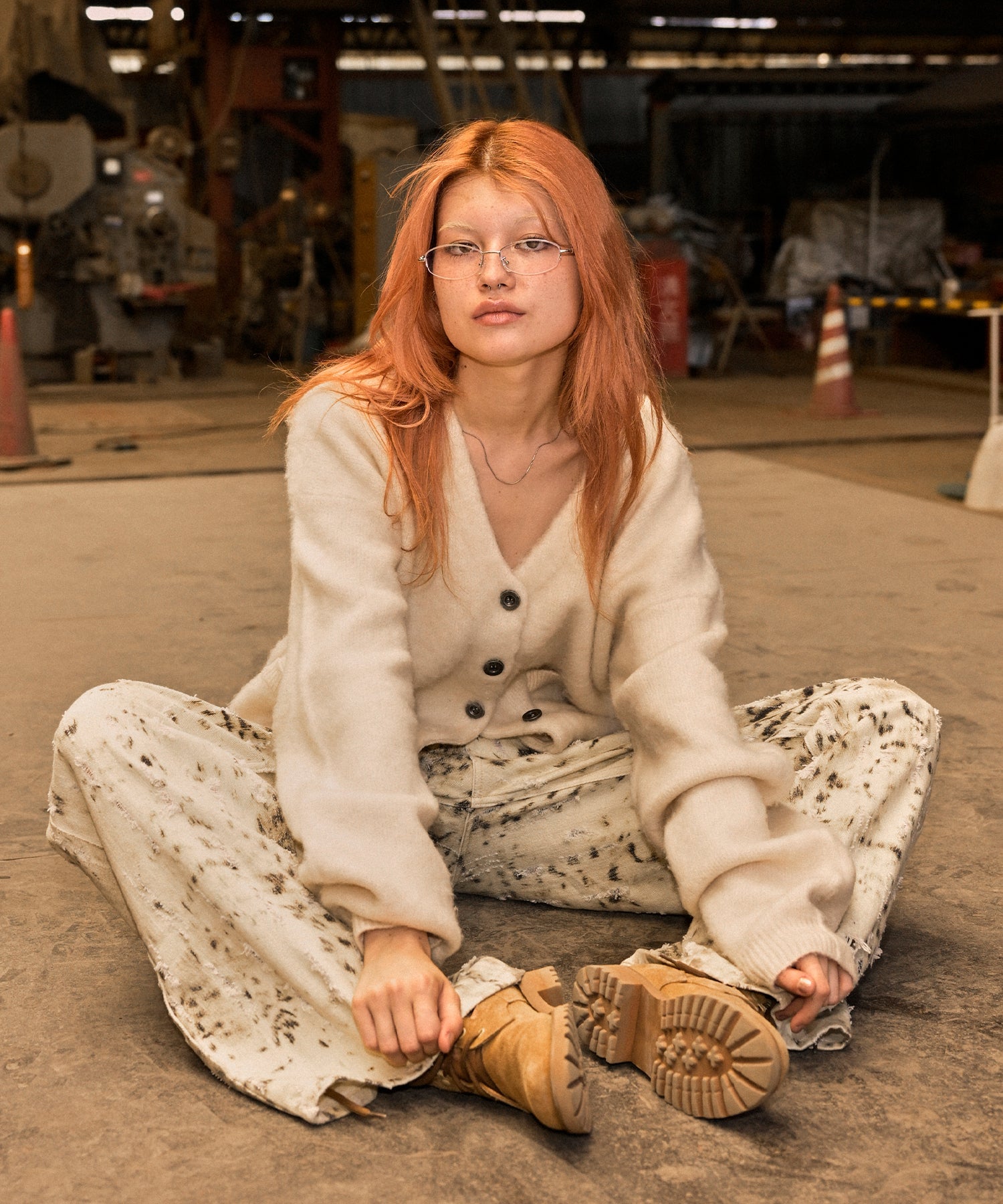 MODEL:170cm/COLOR:IVORY/SIZE:F