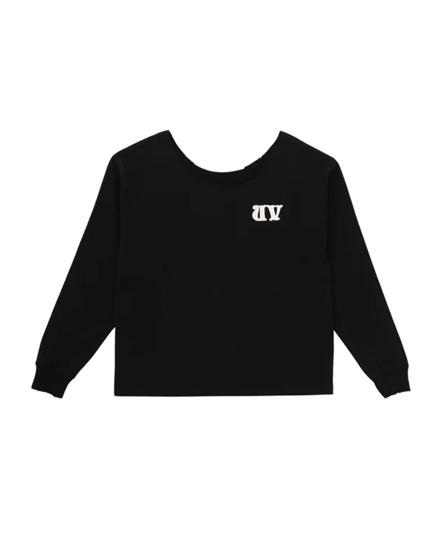 カットオフワンショルダールーズスウェット