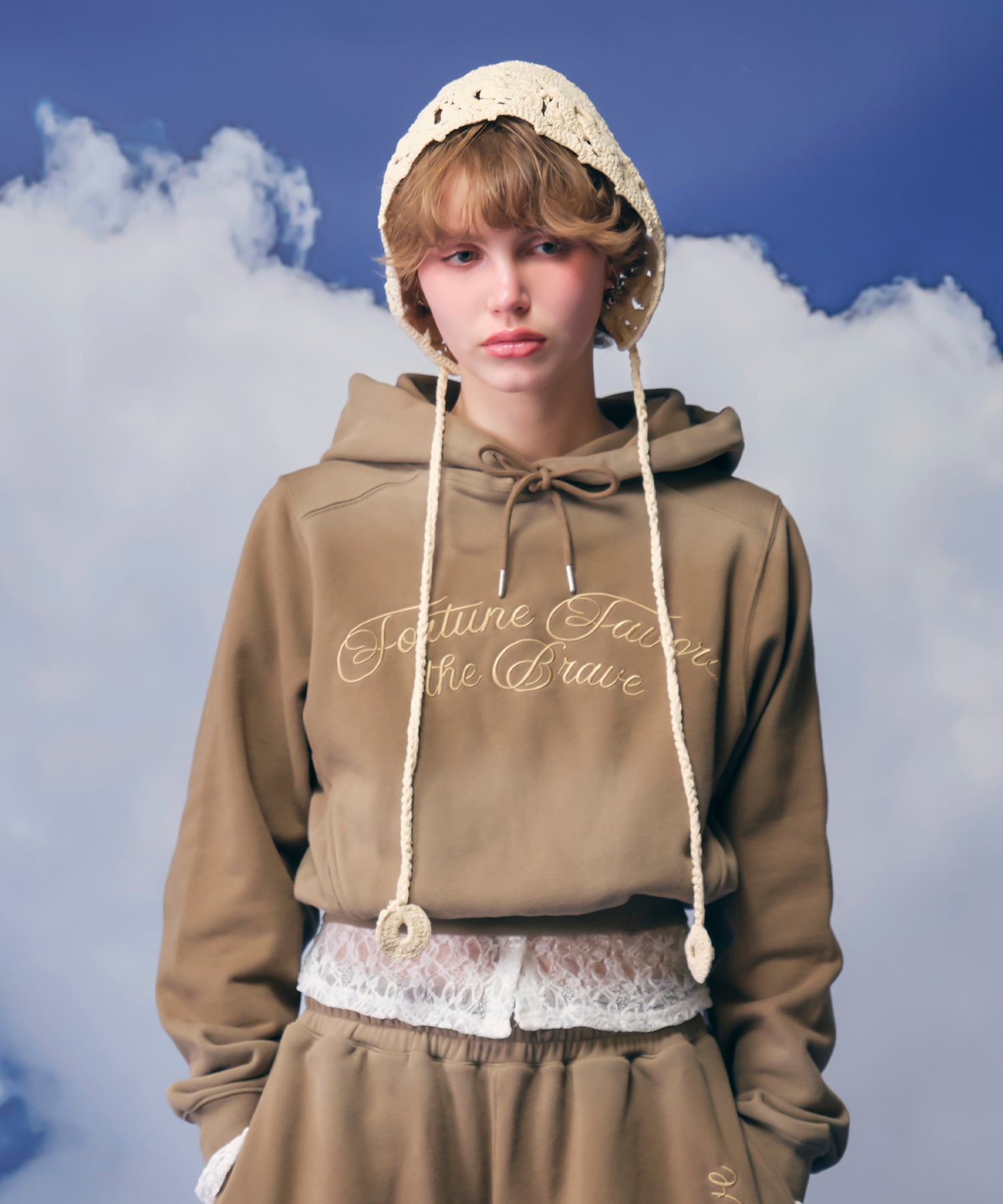 MODEL:170cm/COLOR:BEIGE/SIZE:F