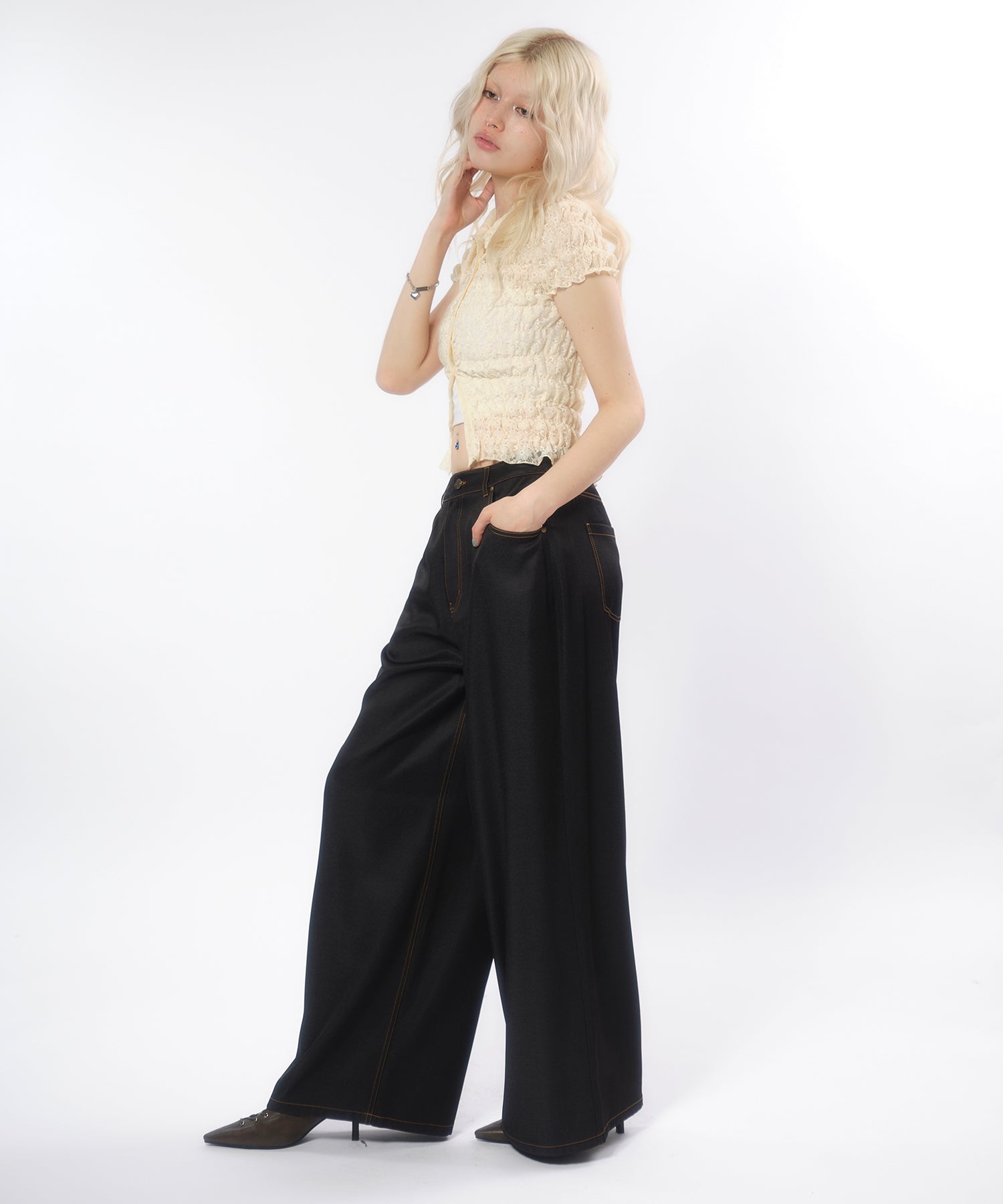 MODEL:170cm/COLOR:YELLOW/SIZE:F