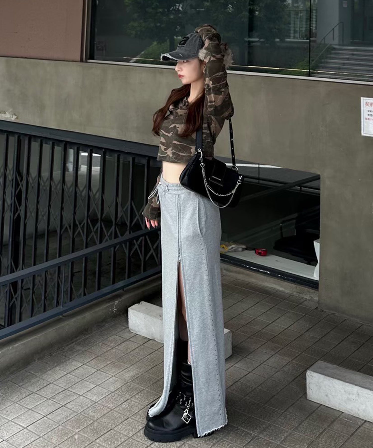 STAFF:153cm/COLOR:GRAY/SIZE:S