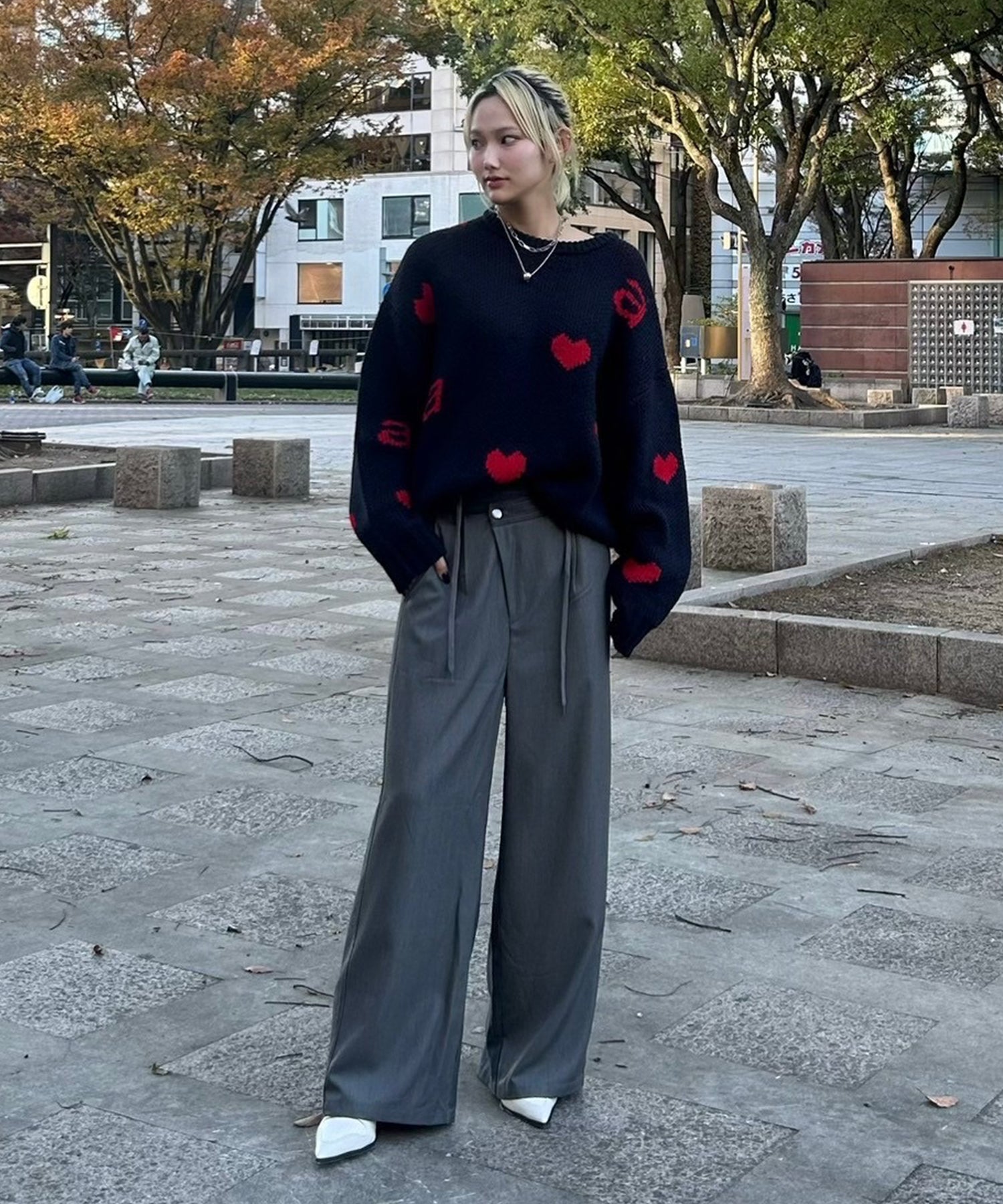 STAFF:167cm/COLOR:GRAY/SIZE:F