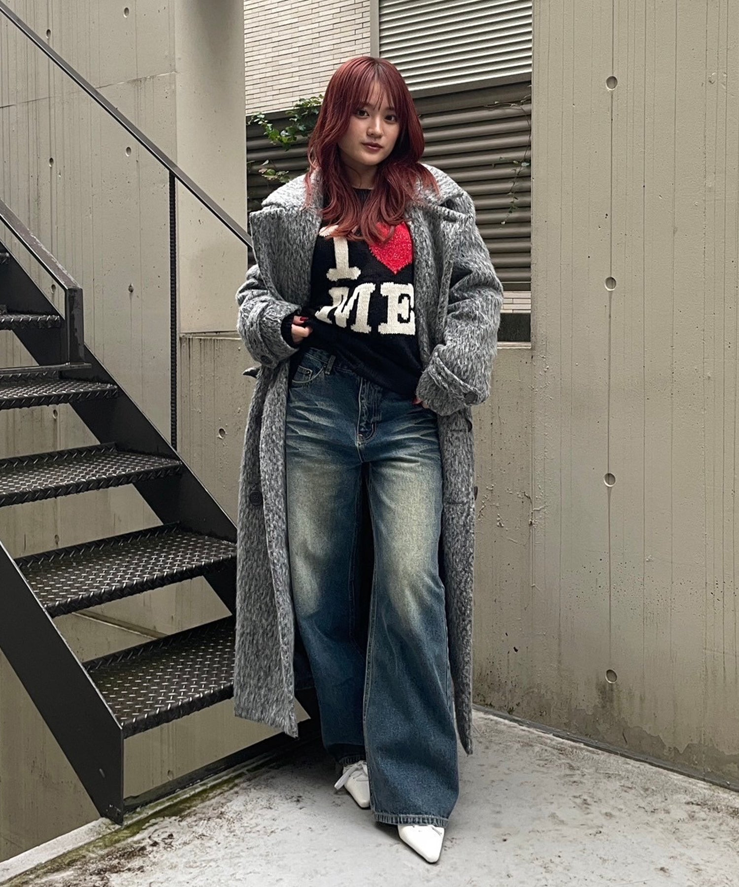 STAFF:153cm/COLOR:GRAY/SIZE:F