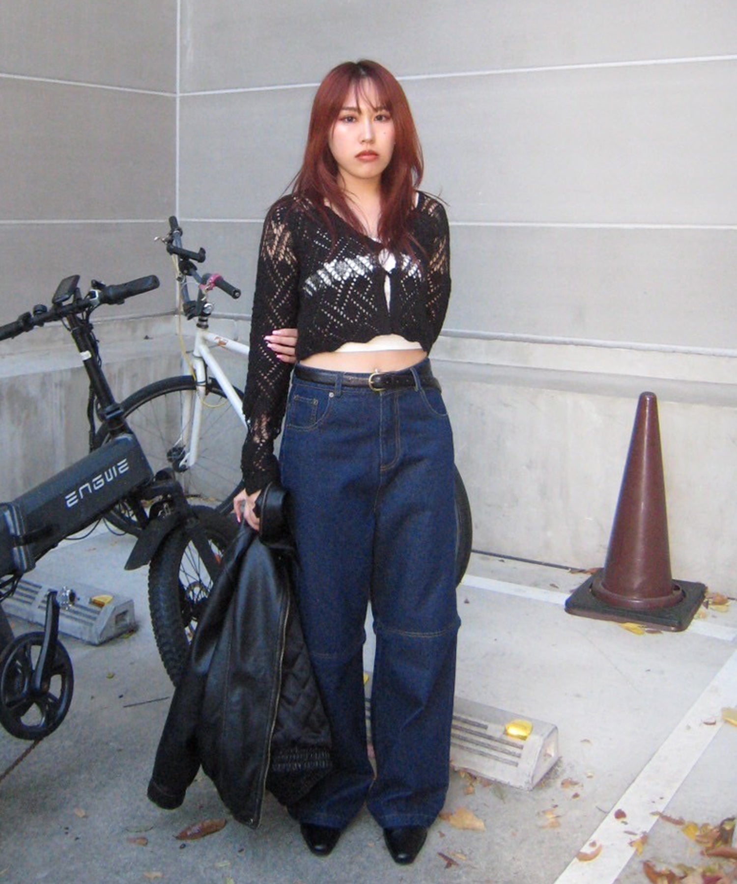 STAFF:158cm/COLOR:BLACK/SIZE:F