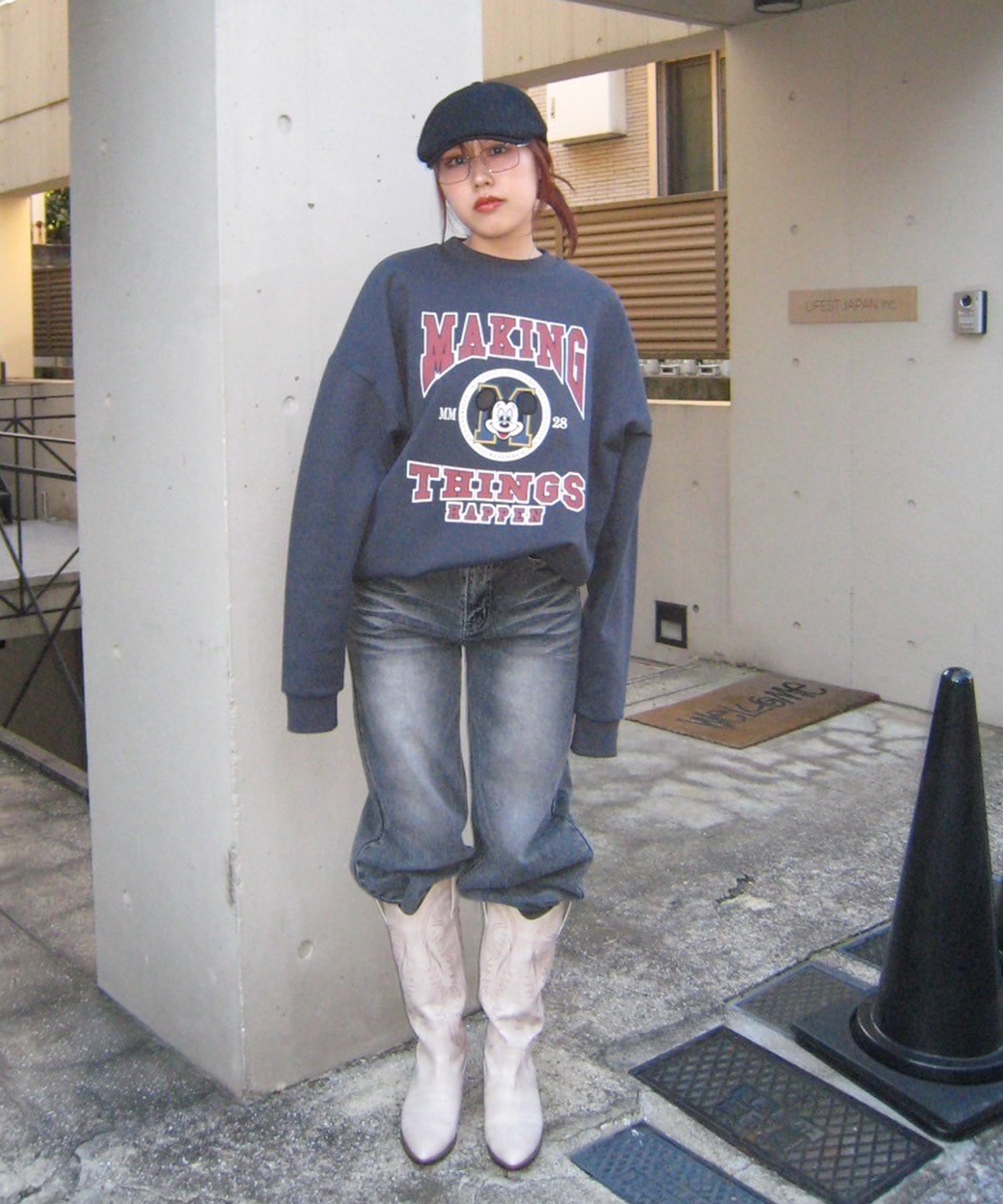 STAFF:158cm/COLOR:DARK GRAY/SIZE:F