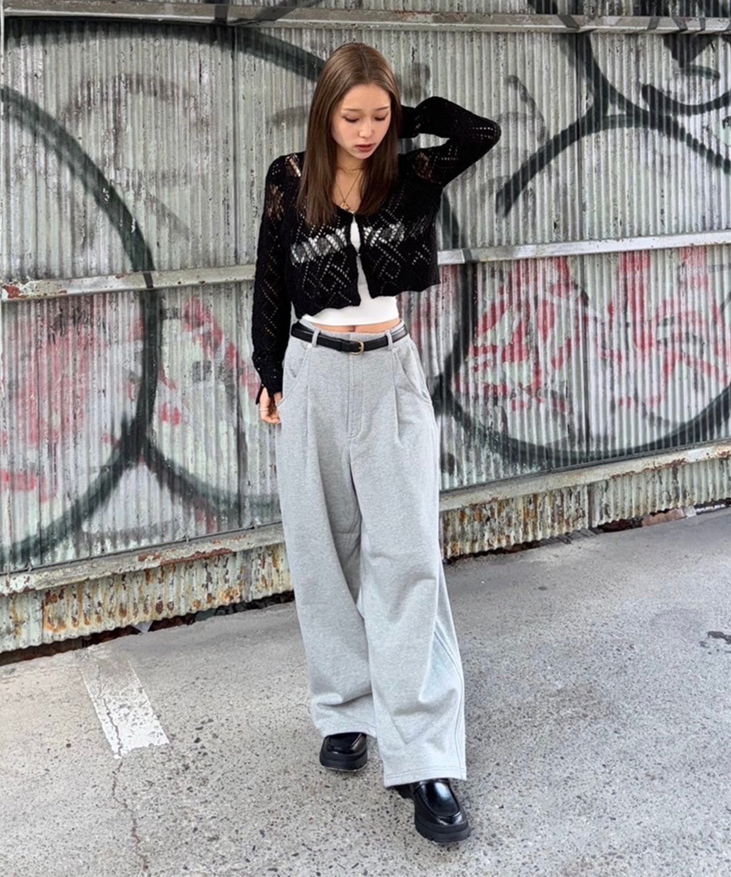 STAFF:155cm/COLOR:GRAY/SIZE:F