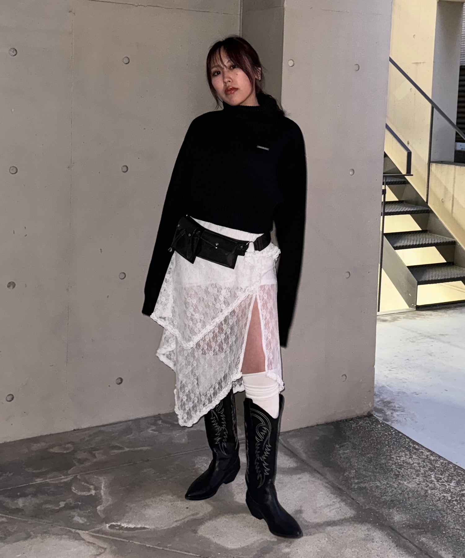 STAFF:158cm/COLOR:BLACK/SIZE:F