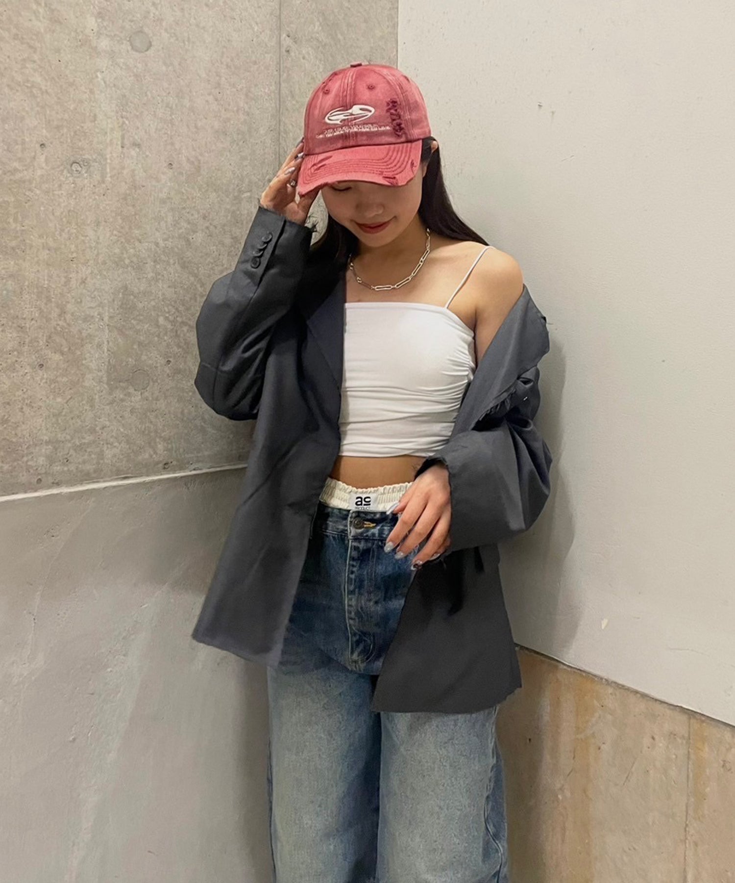 STAFF:163cm/COLOR:GRAY/SIZE:F