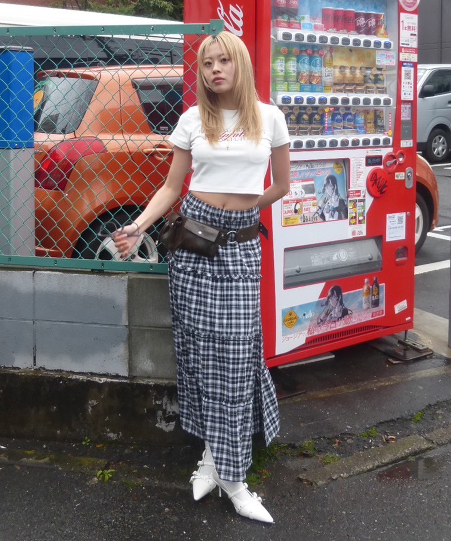 STAFF:160cm/COLOR:WHITE/SIZE:F