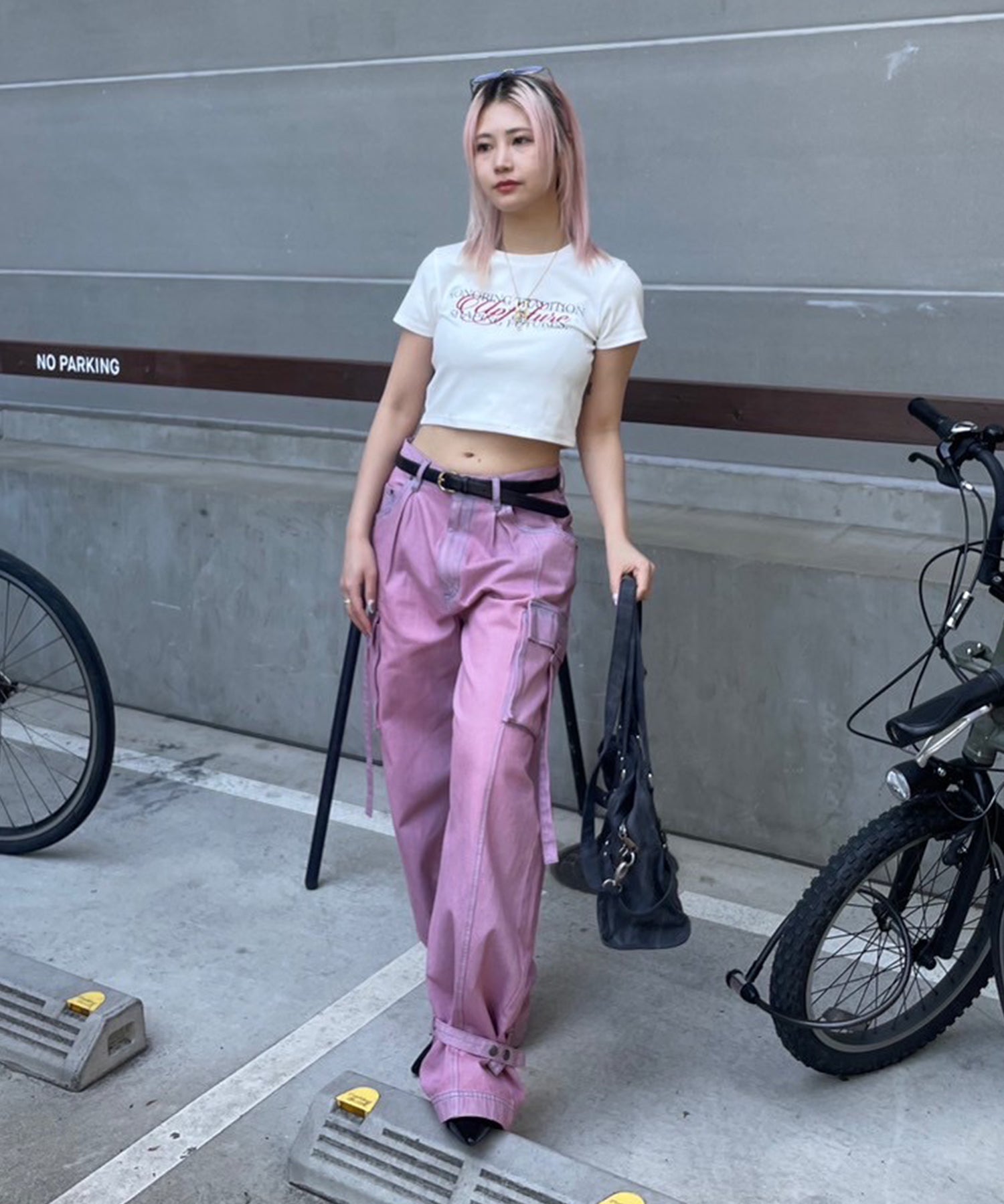 STAFF:162cm/COLOR:PINK/SIZE:M