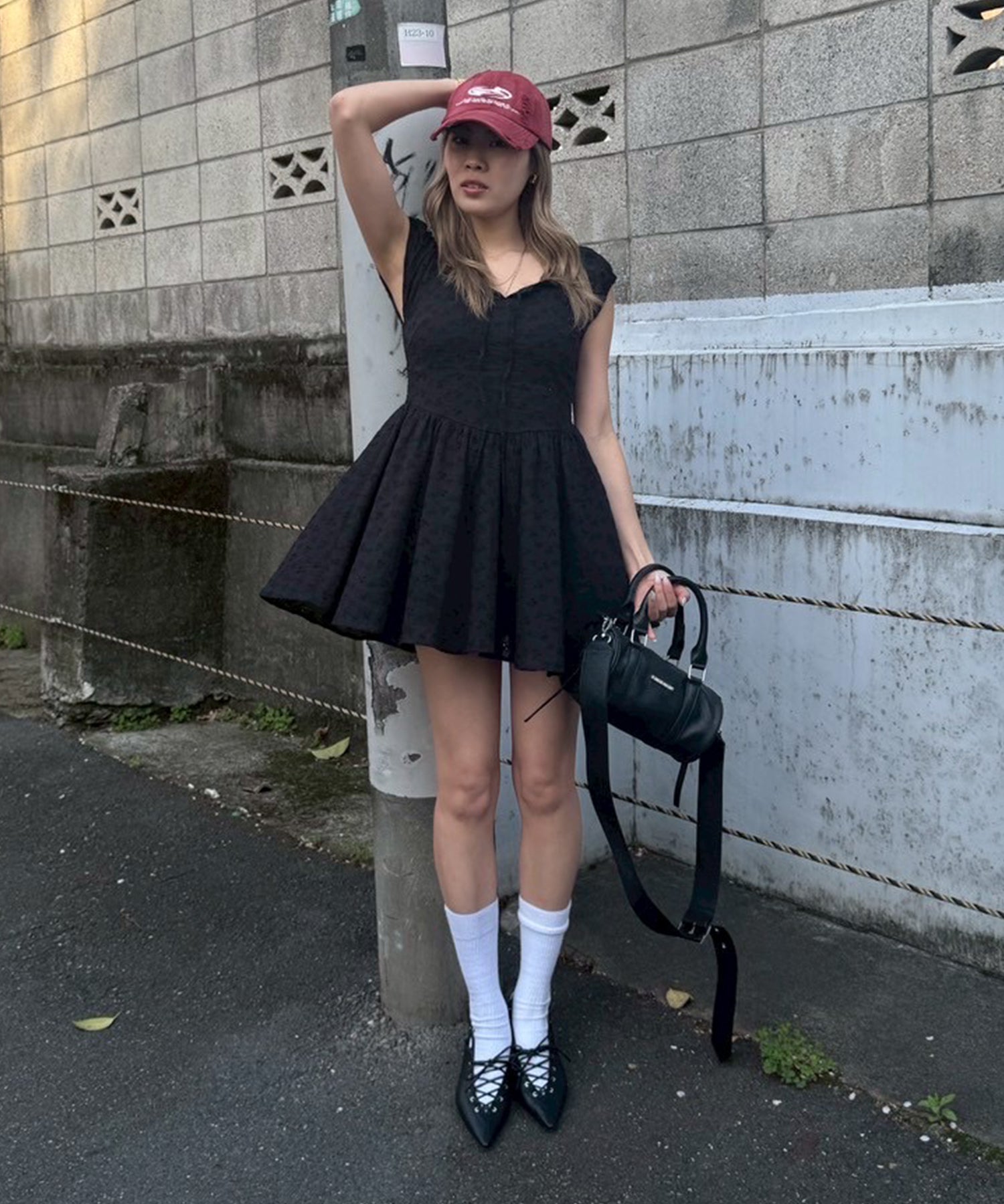STAFF:160cm/COLOR:BLACK/SIZE:S