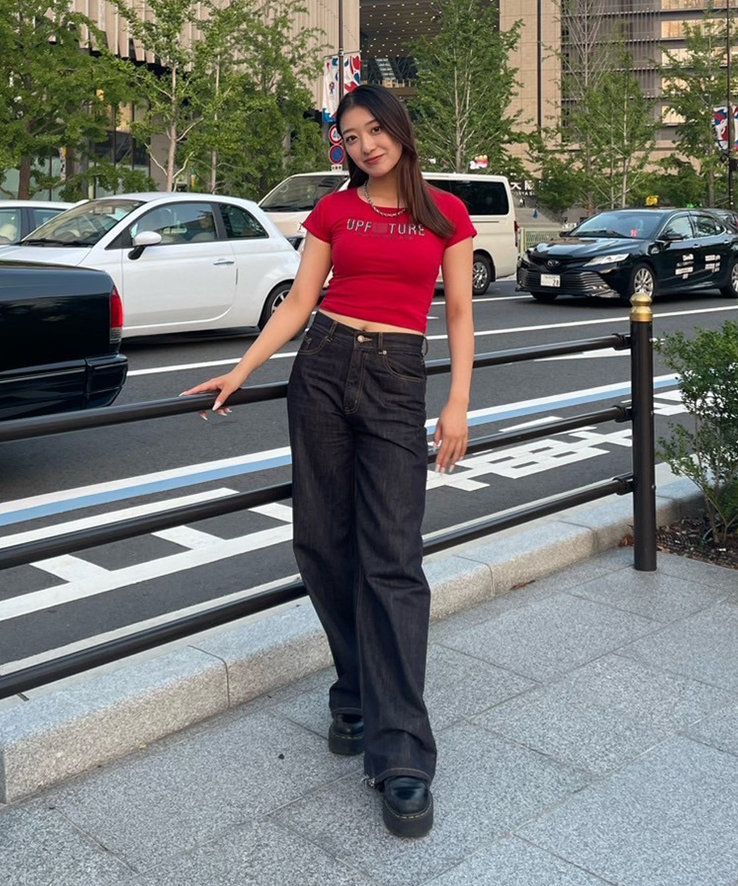 STAFF:157cm/COLOR:RED/SIZE:F