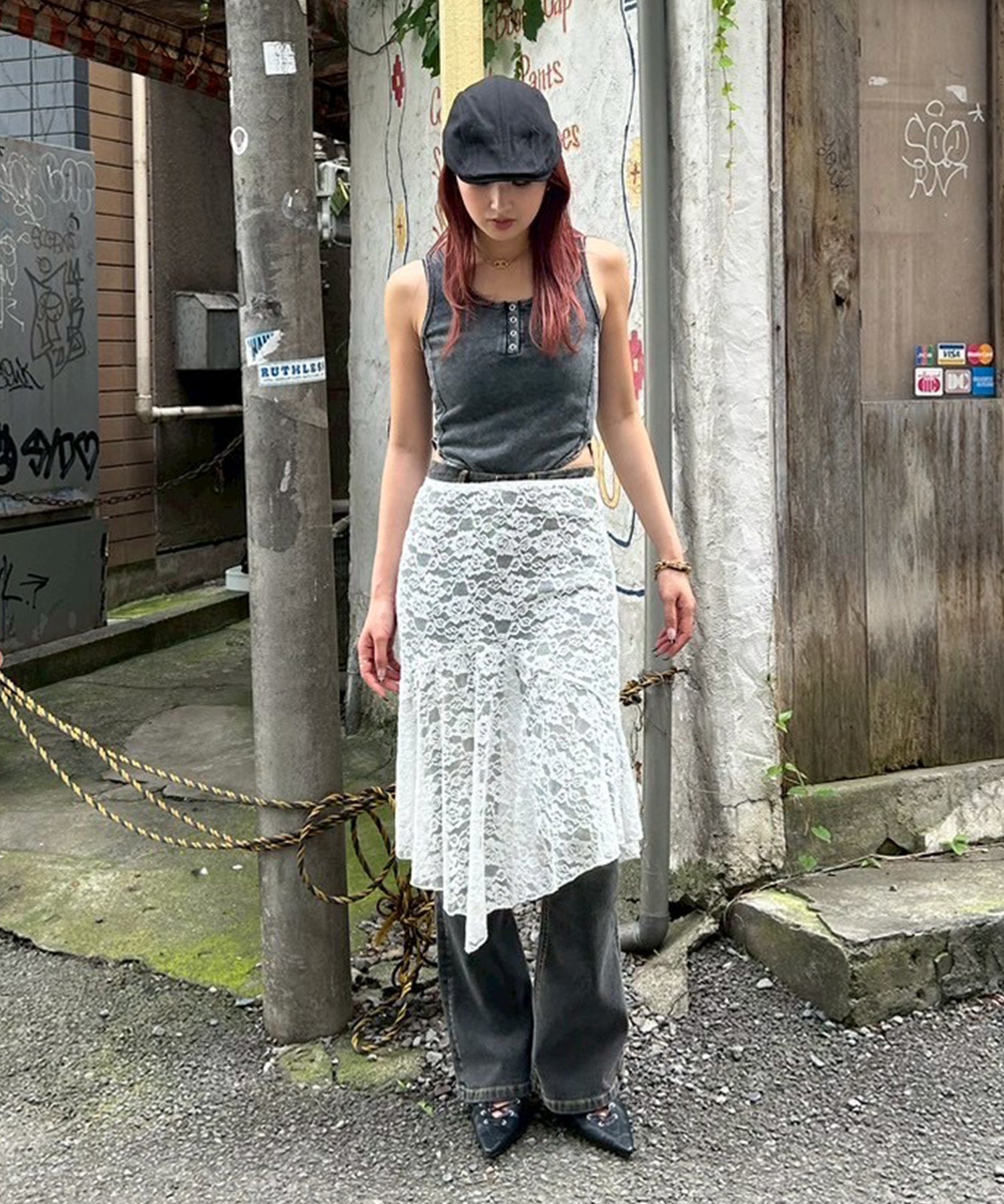 STAFF:163cm/COLOR:BLACK/SIZE:F